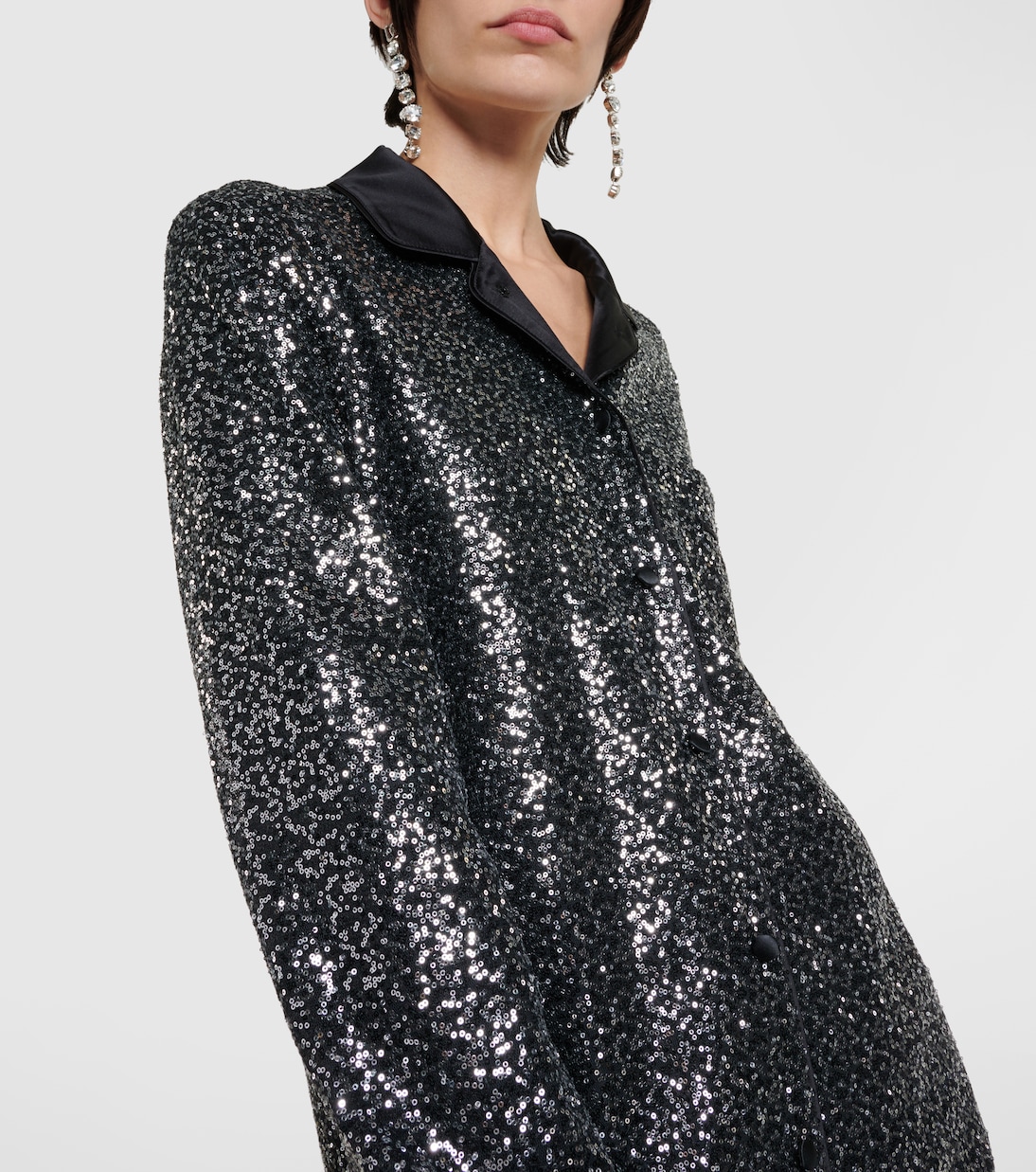 Dolce & Gabbana Pineapple Banana Sequins Blouse T-shirt