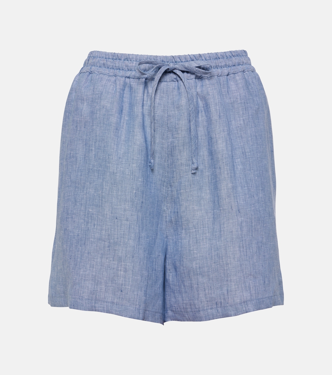 Perth linen Bermuda shorts in blue Loro Piana Mytheresa