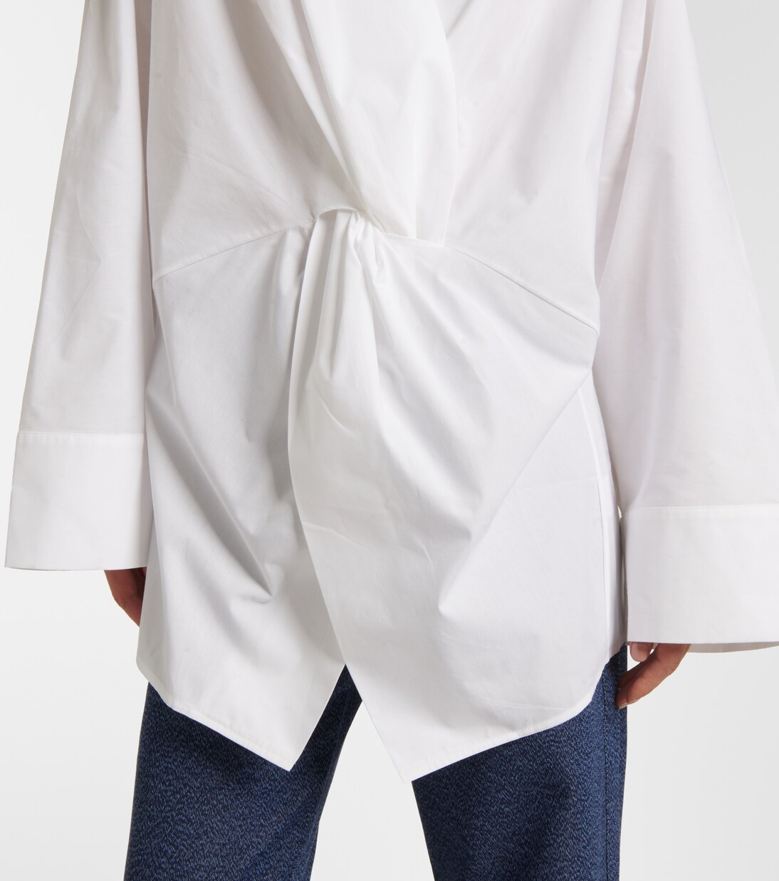 Bella Top Undyed Cotton Poplin