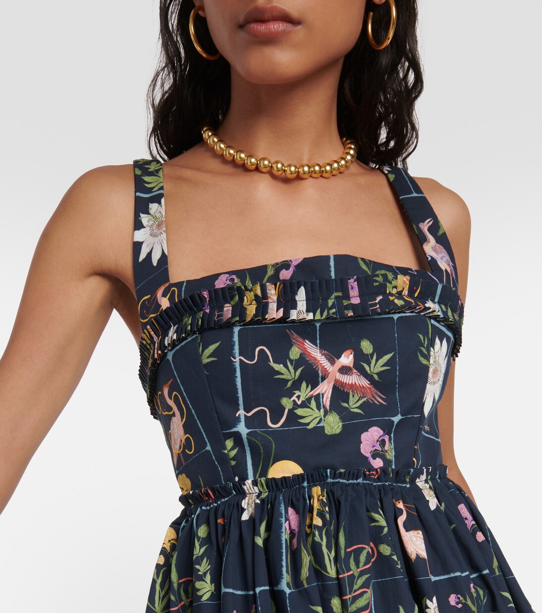 piana urban halterneck midi dress