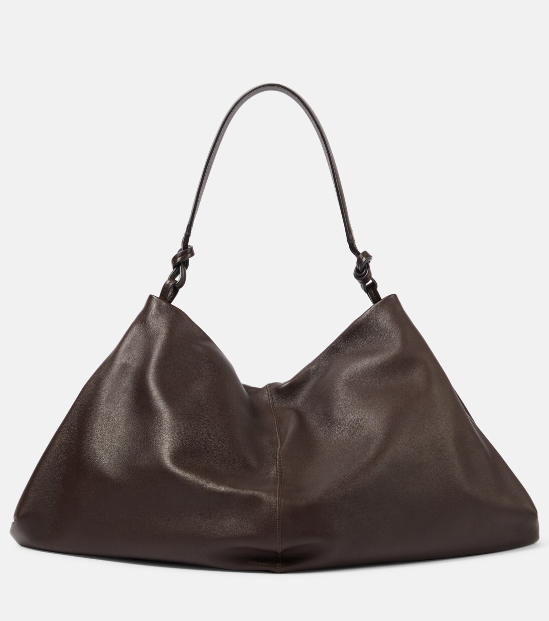 Schultertasche Samia aus Leder in Braun - The Row | Mytheresa 