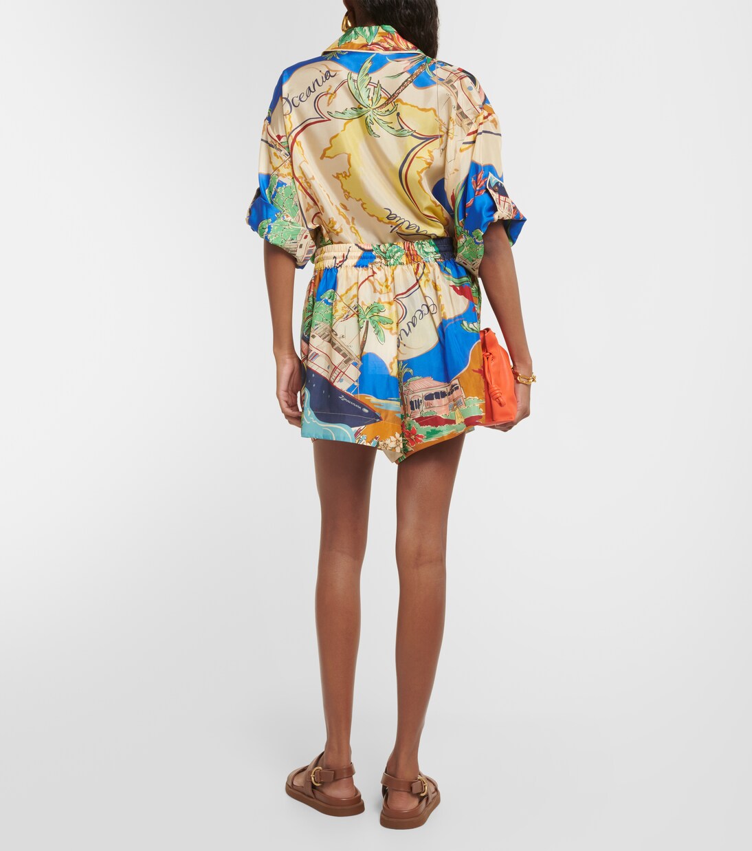 Bedruckte Shorts Alight aus Seide in Multicolor - Zimmermann  