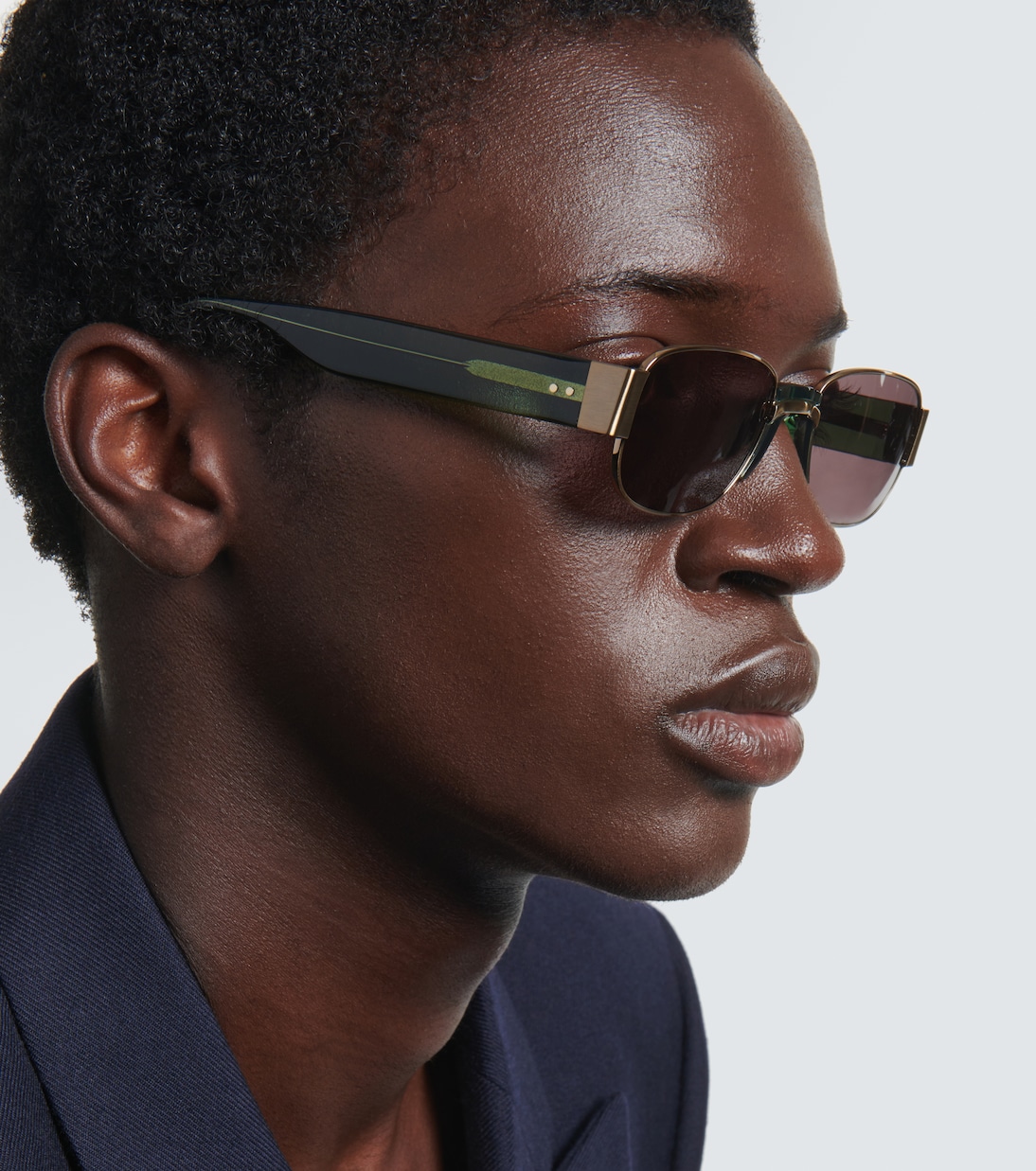 Lunettes De Soleil Dries Van Noten By Linda Farrow DVN42 001 - Monture Multicolore, Neuves Avec étiquettes
