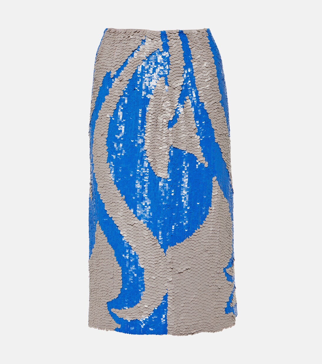 Sequined midi skirt in blue - Dries Van Noten | Mytheresa