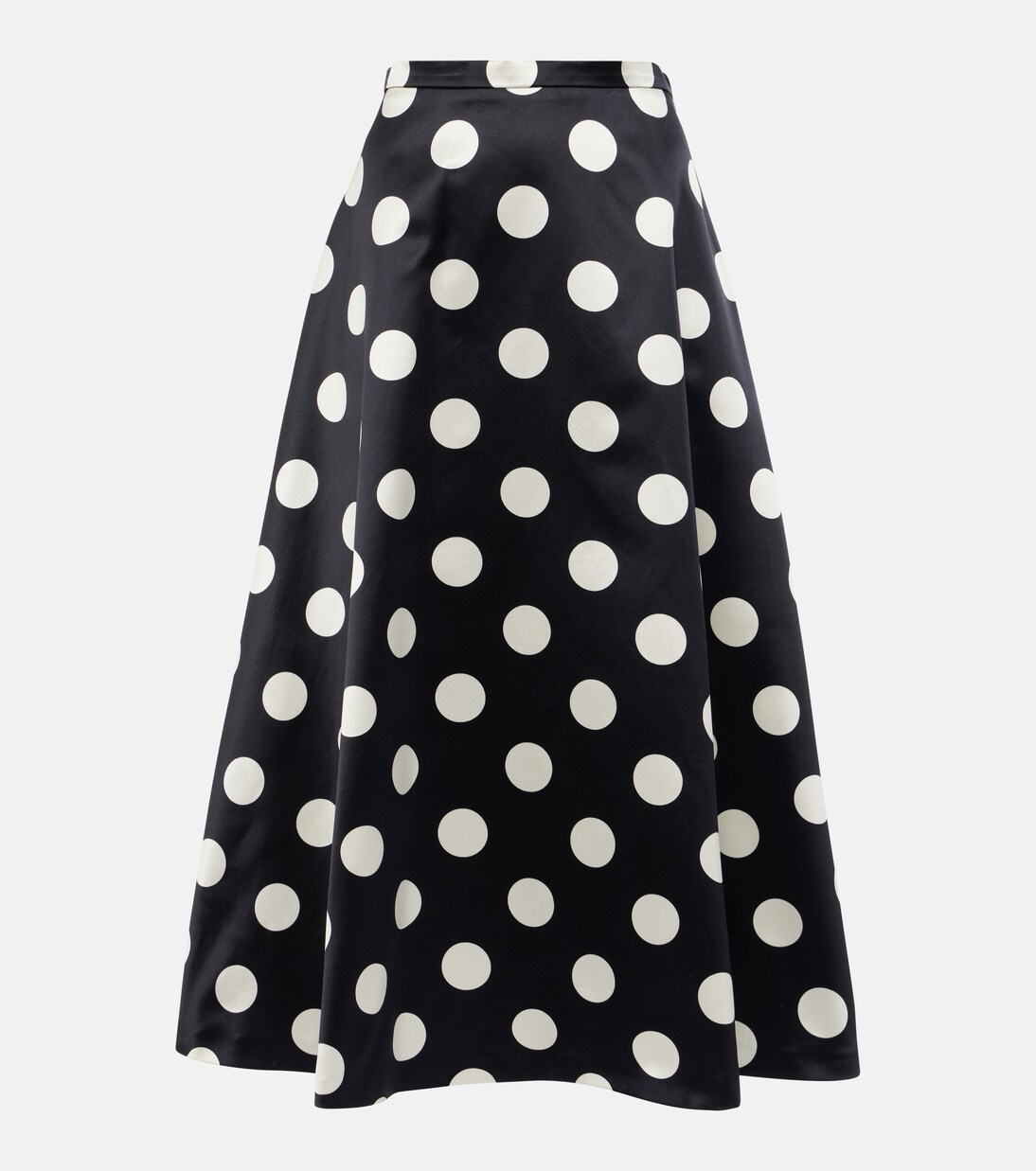 Max Mara Women's Mxmpaggi Cotton Blend Skirt Black