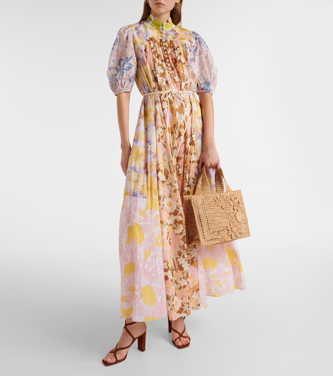 Tote Mini aus Raffiabast in Nude - Zimmermann | Mytheresa