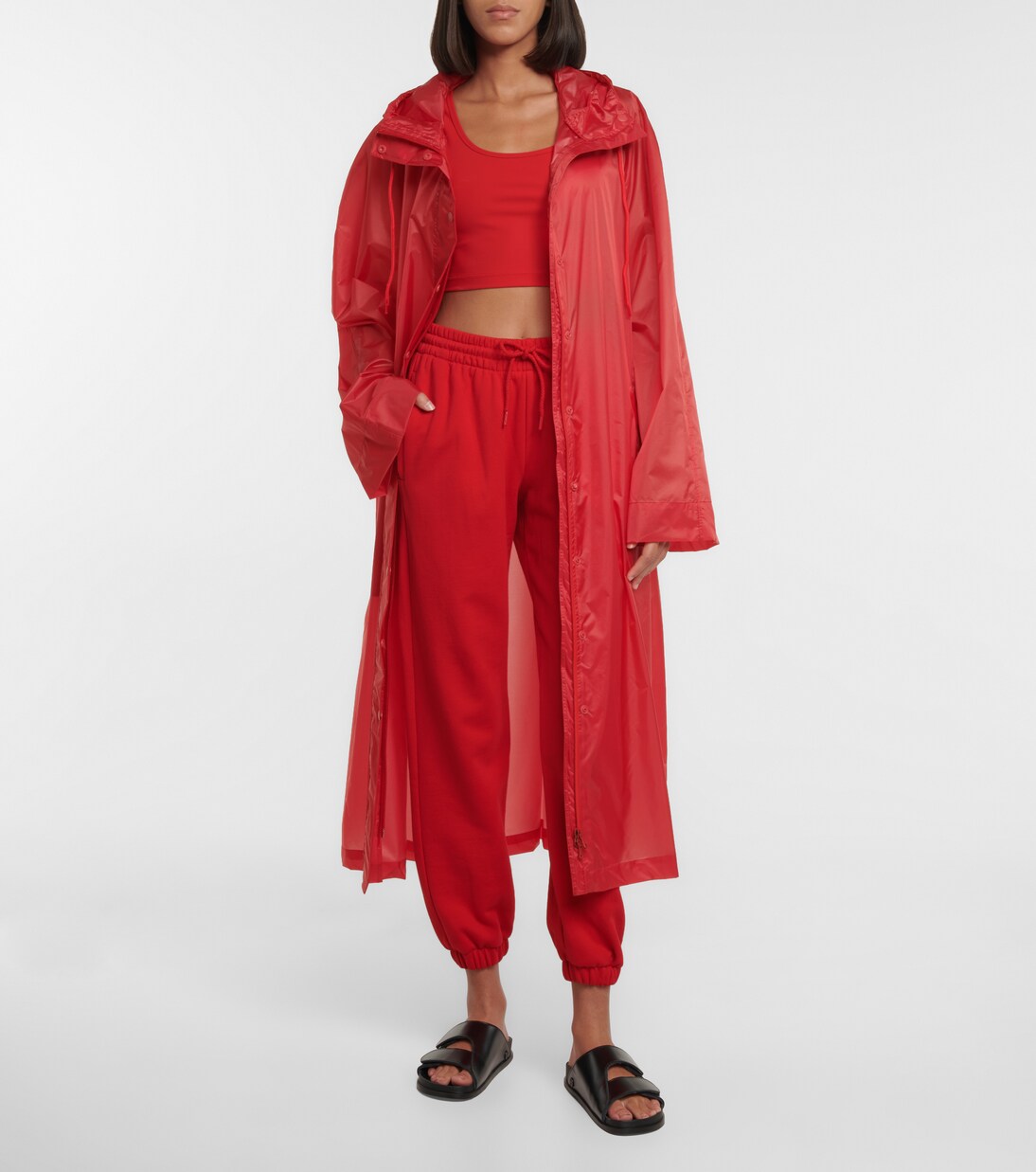 Straight leg sweatpants in red Wardrobe NYC Mytheresa