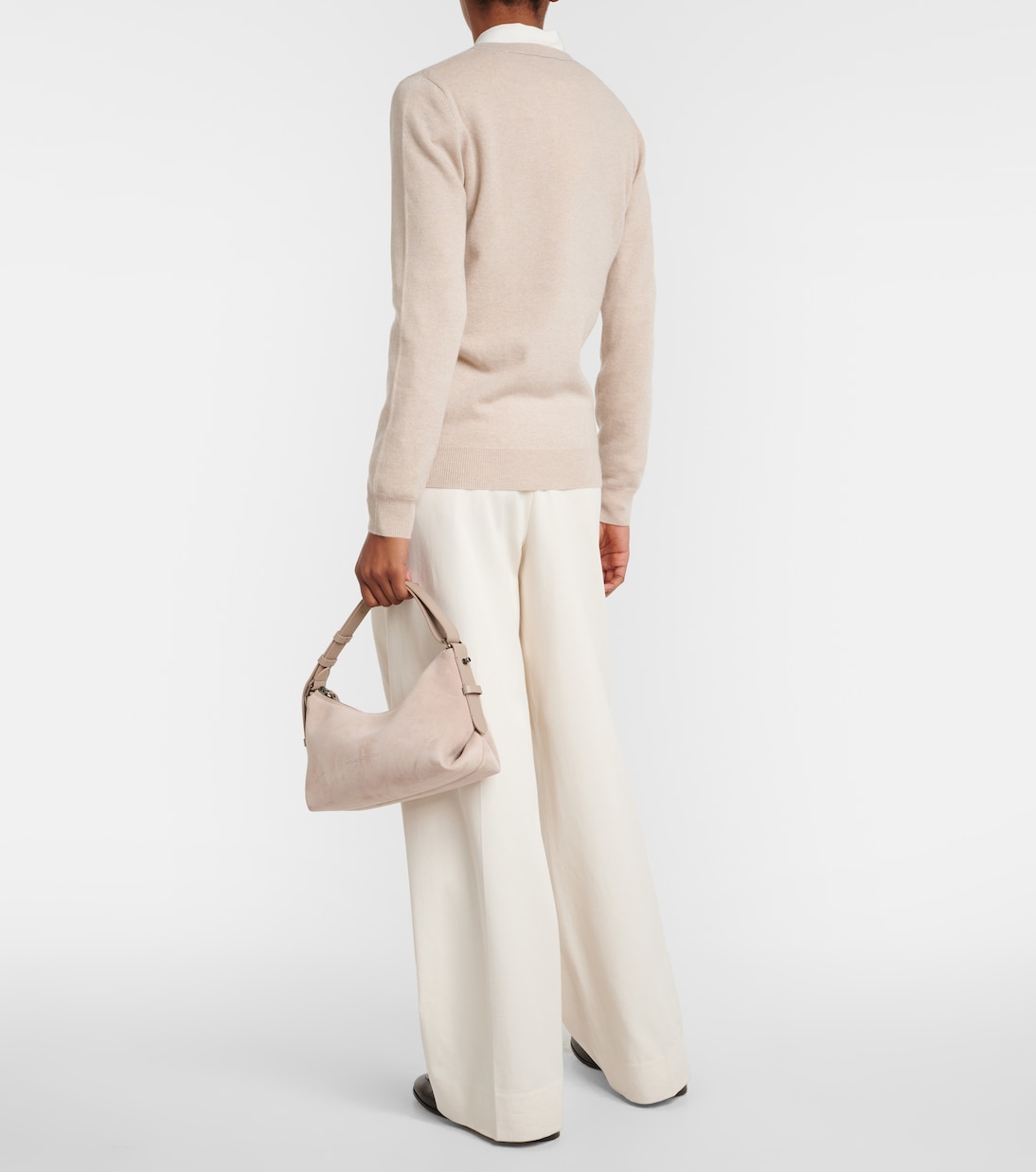 Brunello Cucinelli Beige Silk Sweater