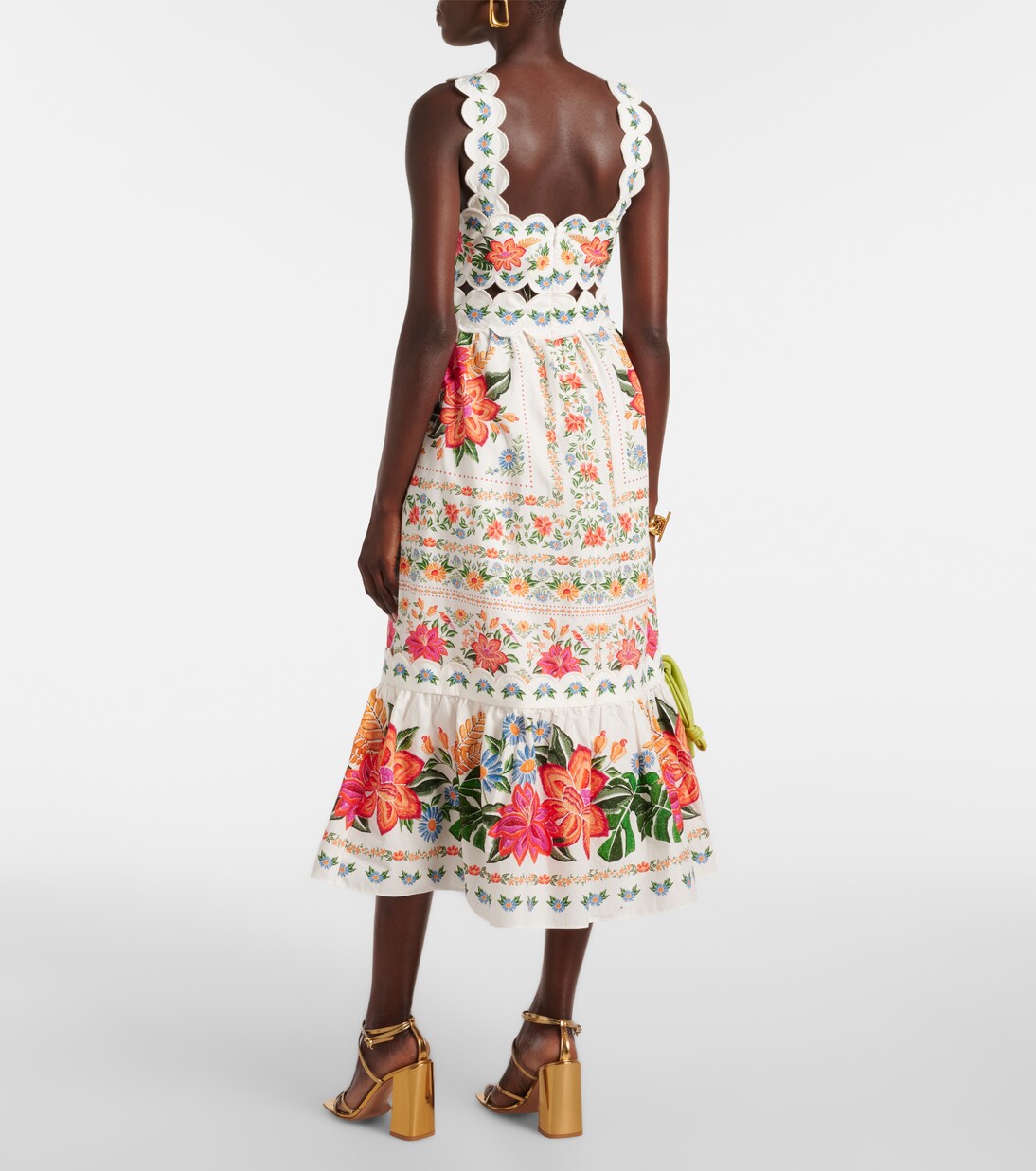 Midikleid aus Baumwolle in Multicolor - Farm Rio | Mytheresa