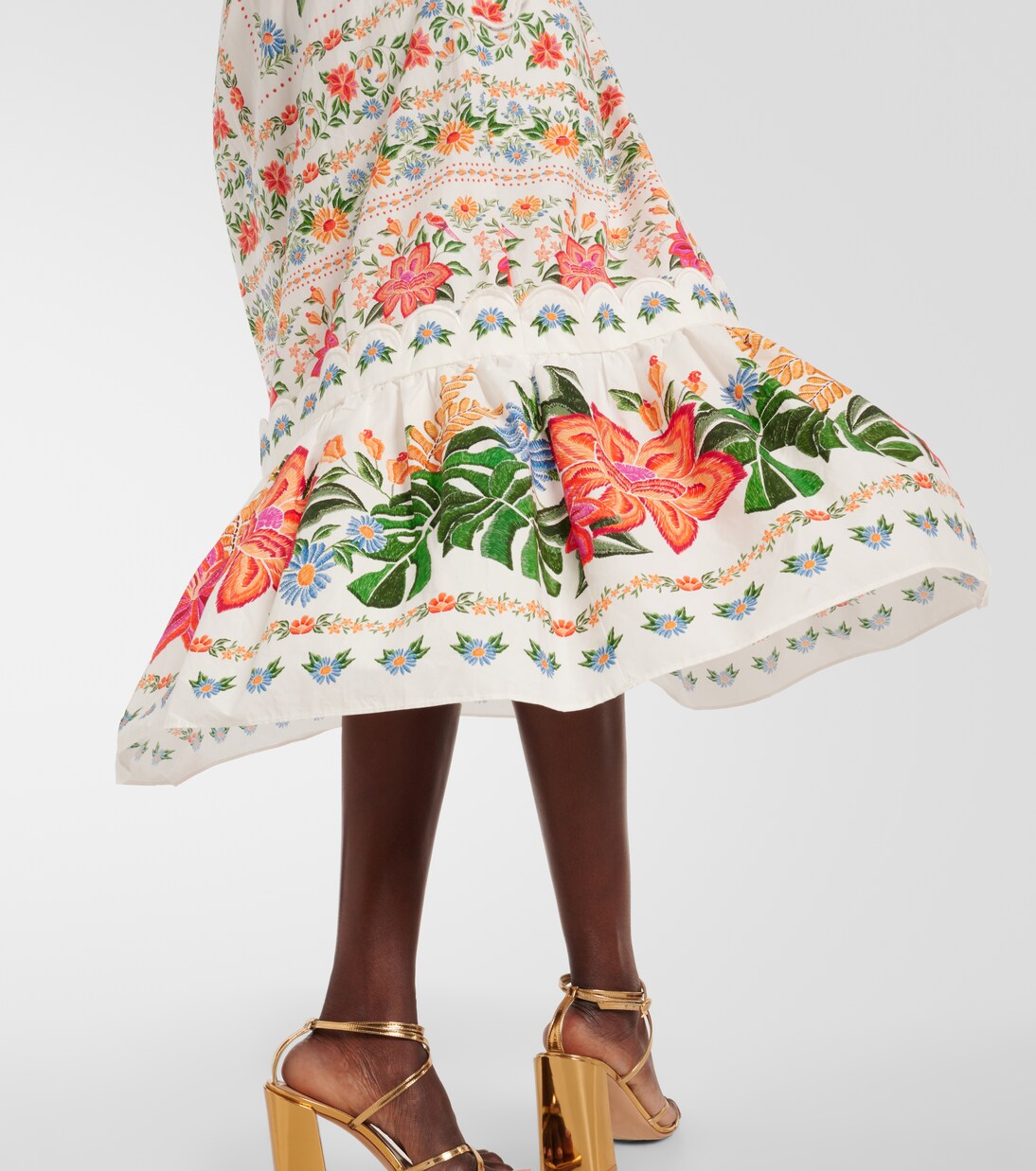 Midikleid aus Baumwolle in Multicolor - Farm Rio | Mytheresa