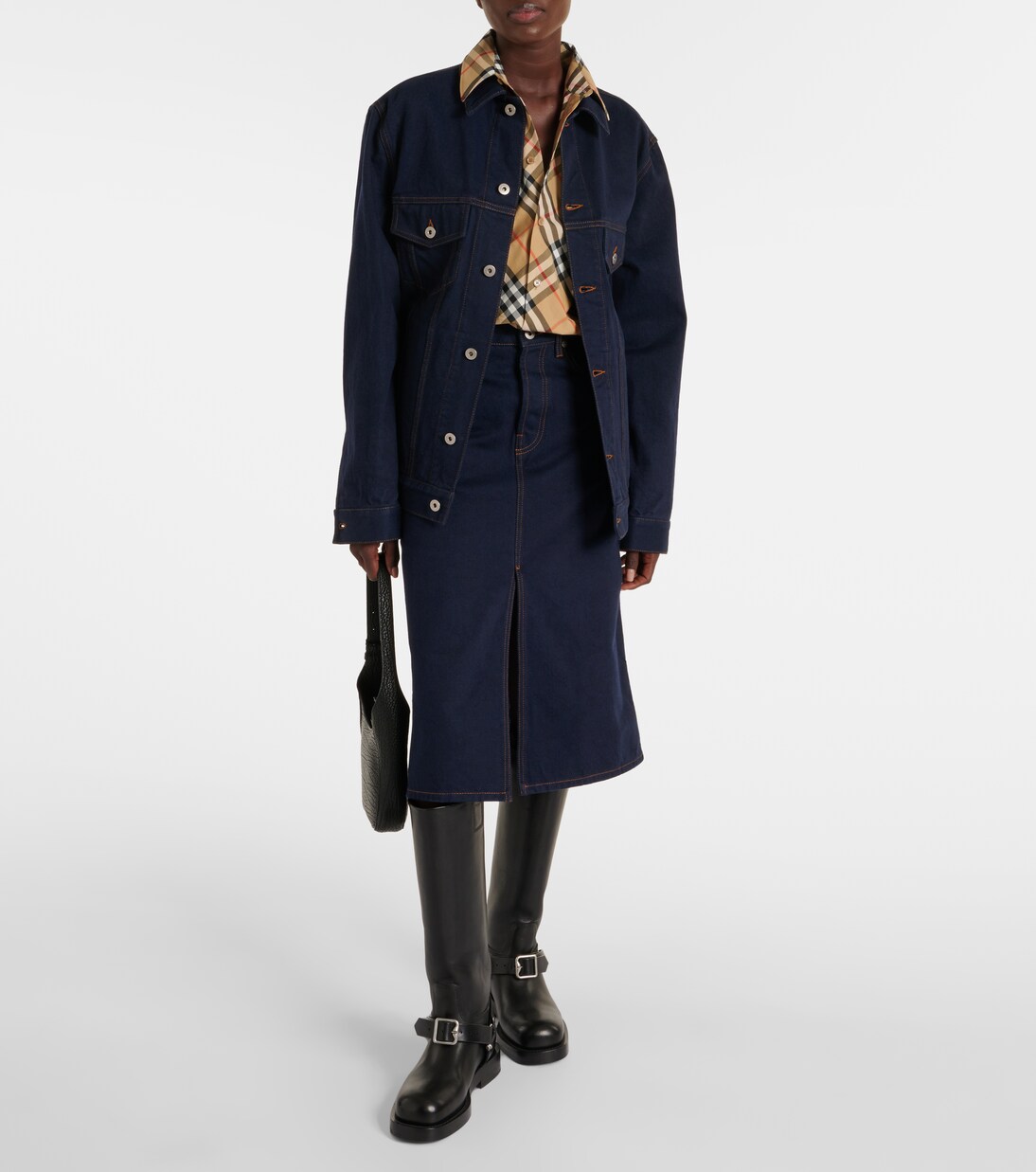Burberry Check cotton shirt in multicoloured - Burberry | Mytheresa