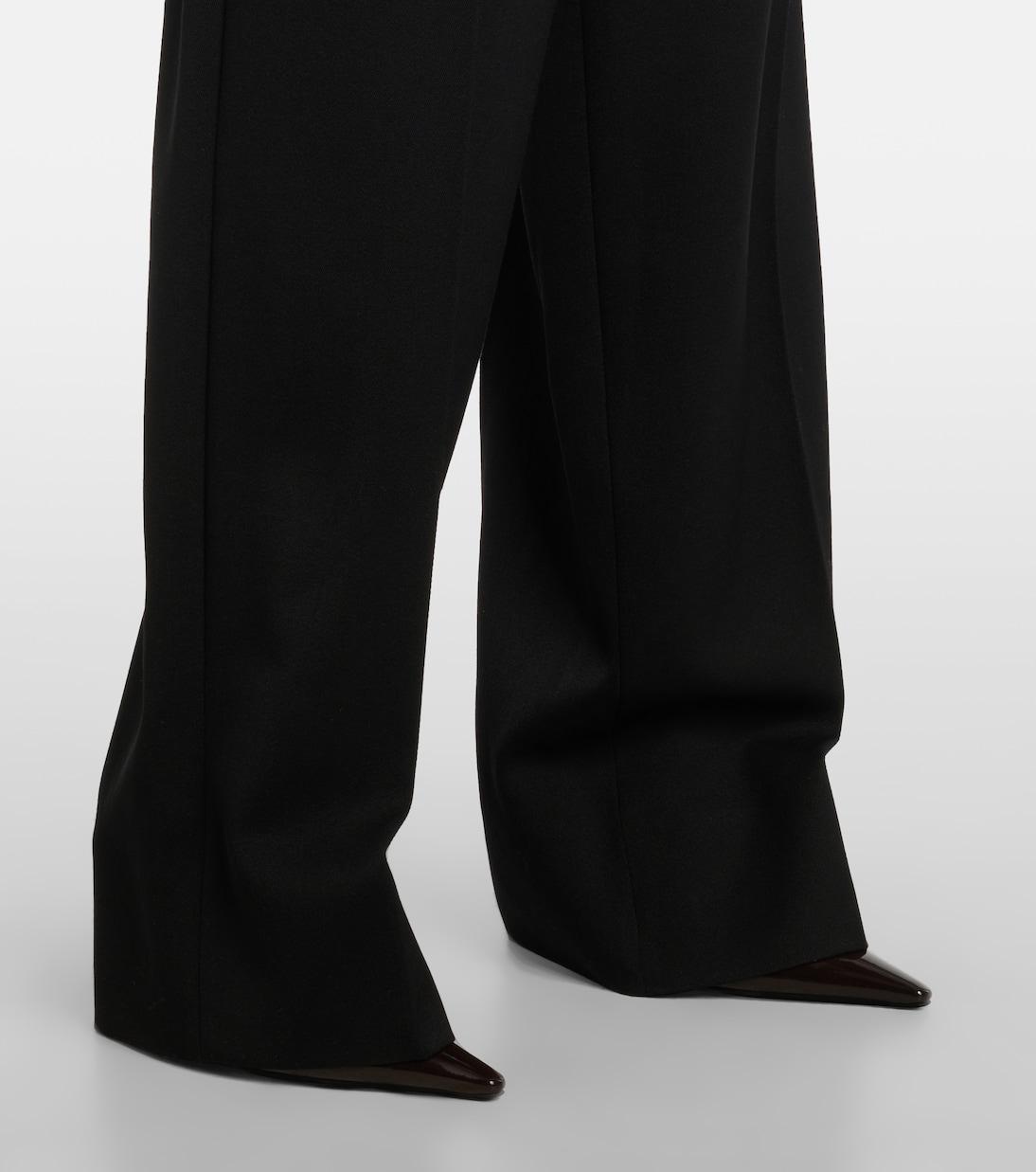 Stella McCartney Wool black Wide Pant