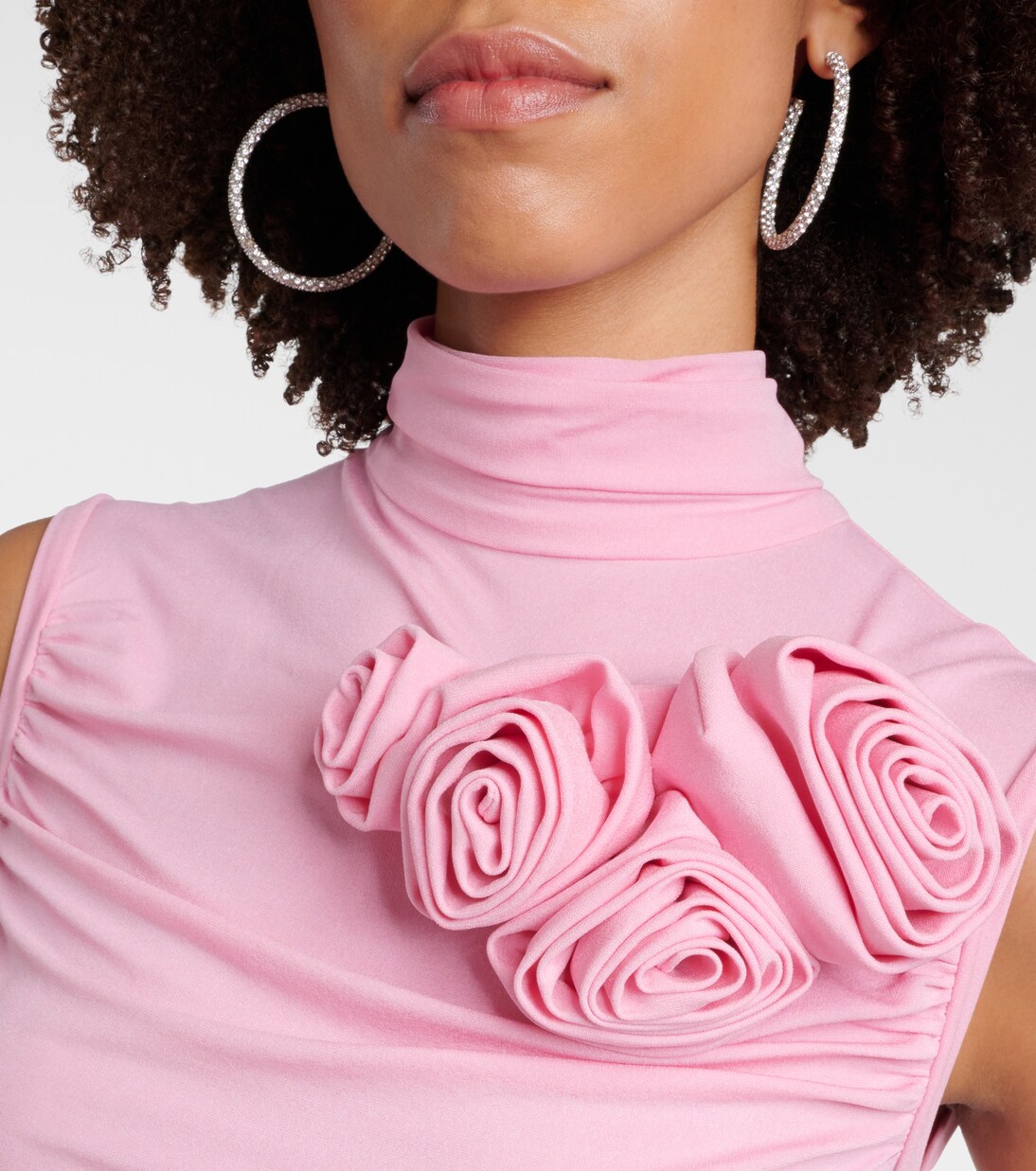 Midikleid aus Jersey in Pink - Magda Butrym | Mytheresa