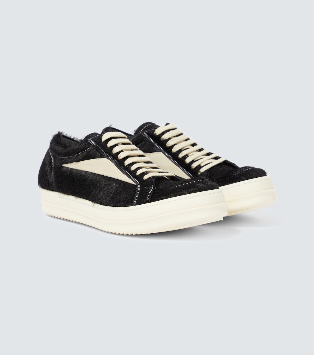 Vintage calf hair low-top sneakers | Rick Owens