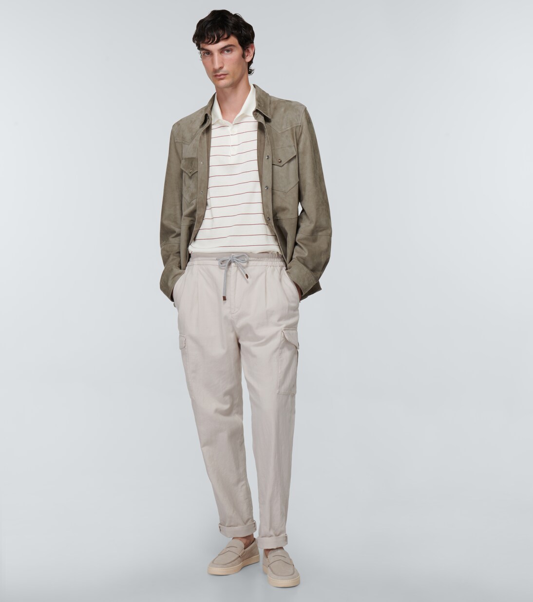 Polohemd aus Baumwolle in Multicolor - Brunello Cucinelli | Mytheresa