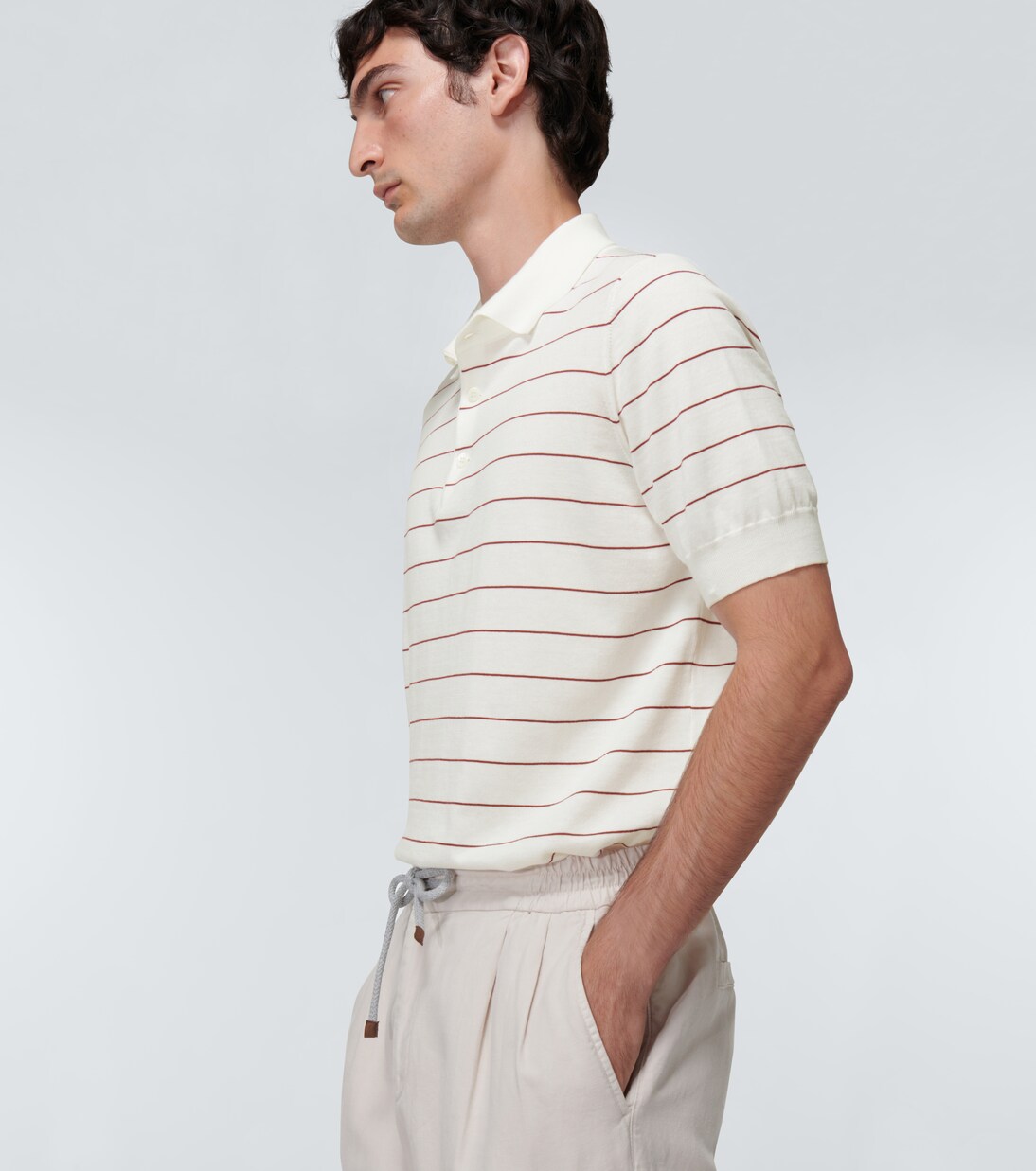 Polohemd aus Baumwolle in Multicolor - Brunello Cucinelli | Mytheresa