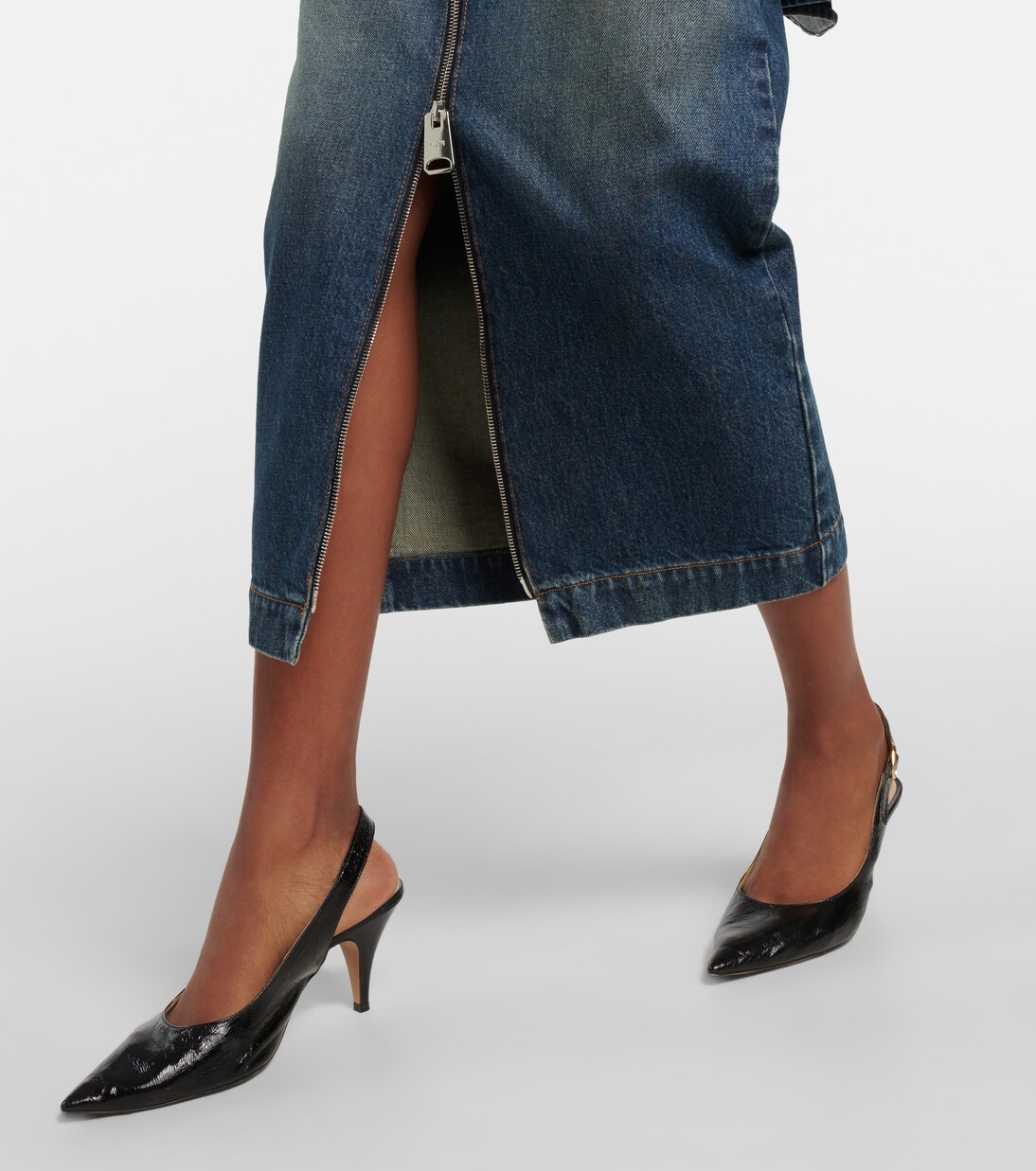 Jeansrock Ruly in Blau - Khaite | Mytheresa 