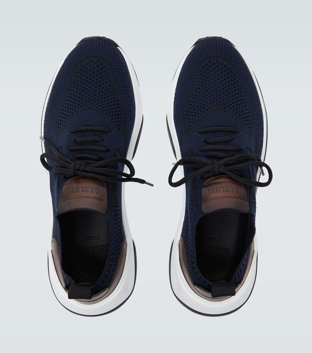 Sneakers Shadow Knit in Blau - Berluti | Mytheresa