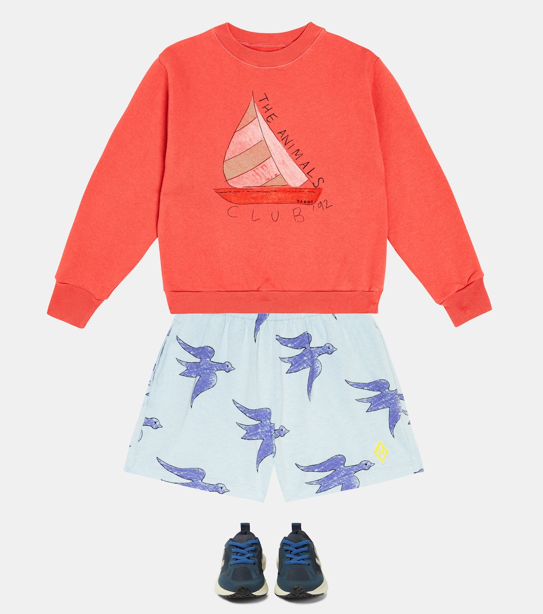 Bear cotton jersey sweatshirt in multicoloured - The Animals 