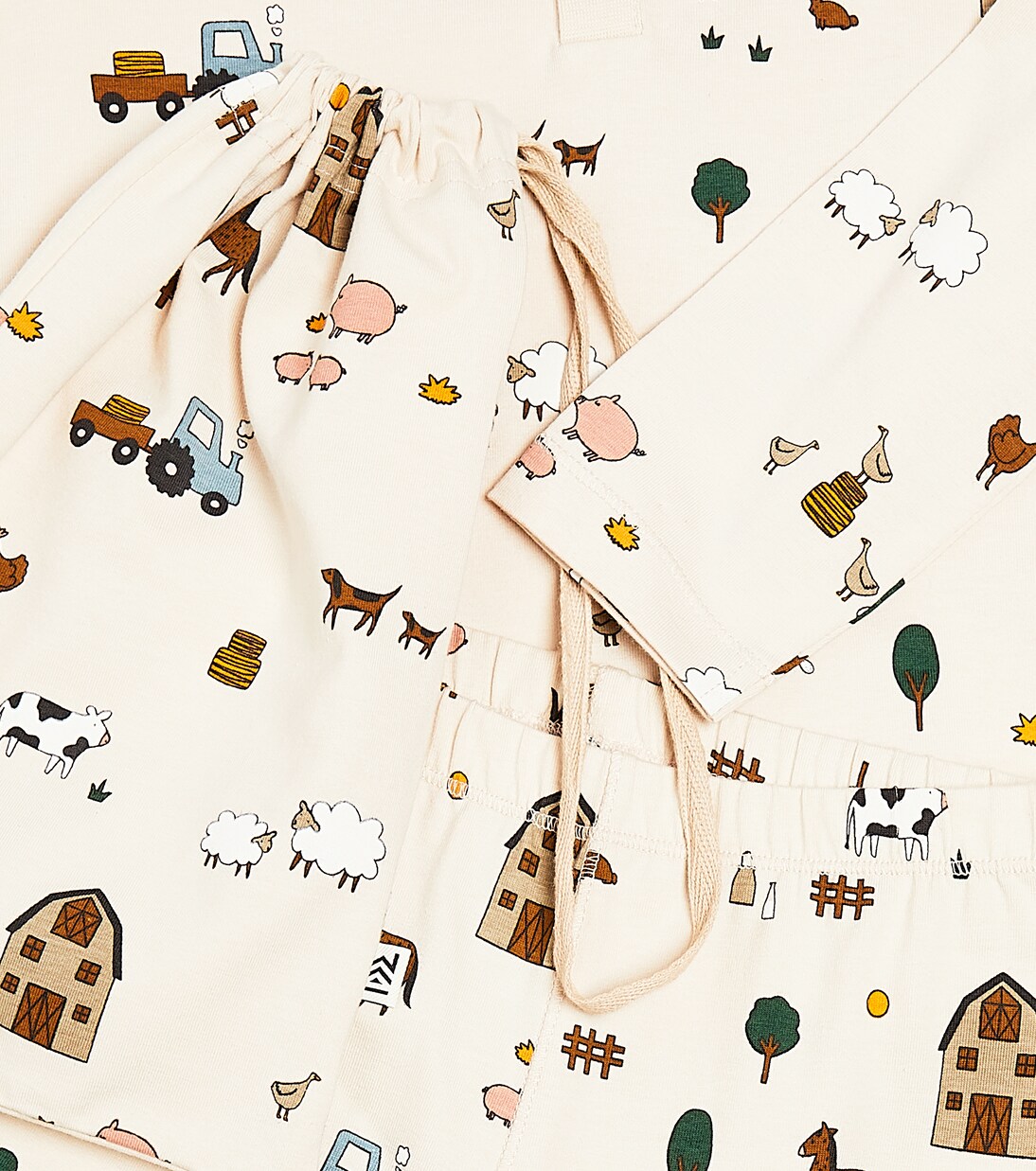 Wilhelm cottonblend pajamas in beige Liewood Mytheresa