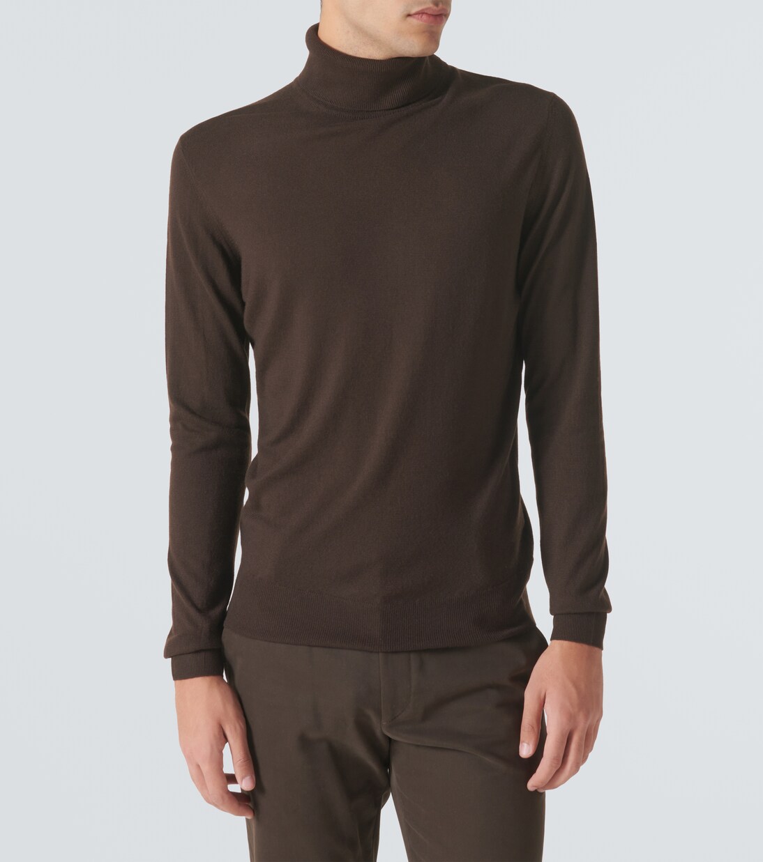 Premium Italian Cashmere Turtleneck Sweater - 40 EU