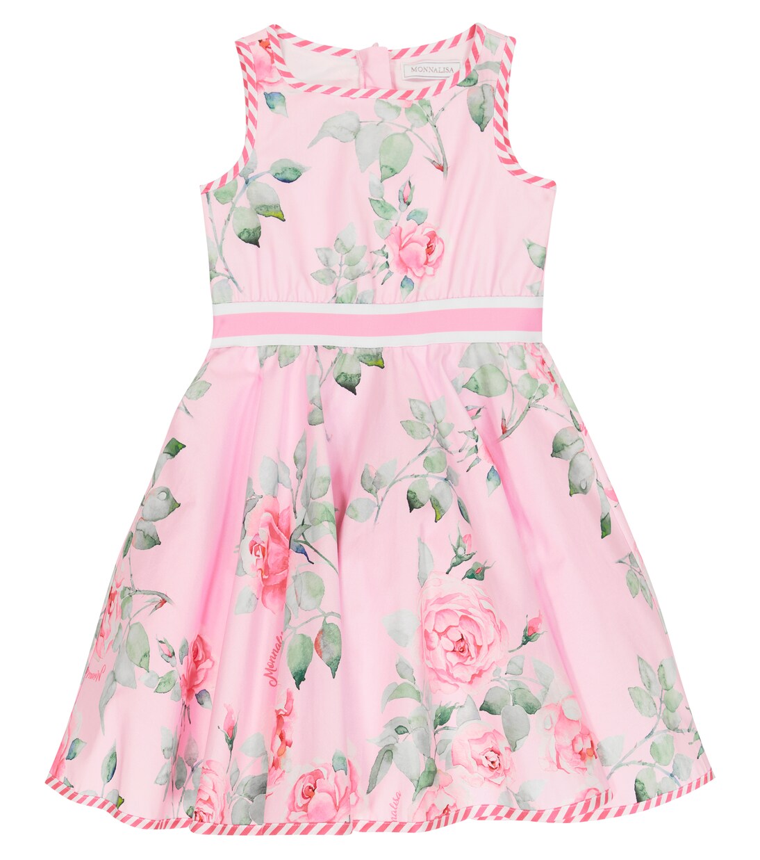Robe De Fille Monnalisa - Taille 10 - Fabriquée En Italie - Portée Une Seule Fois - Occasion Très Bon État