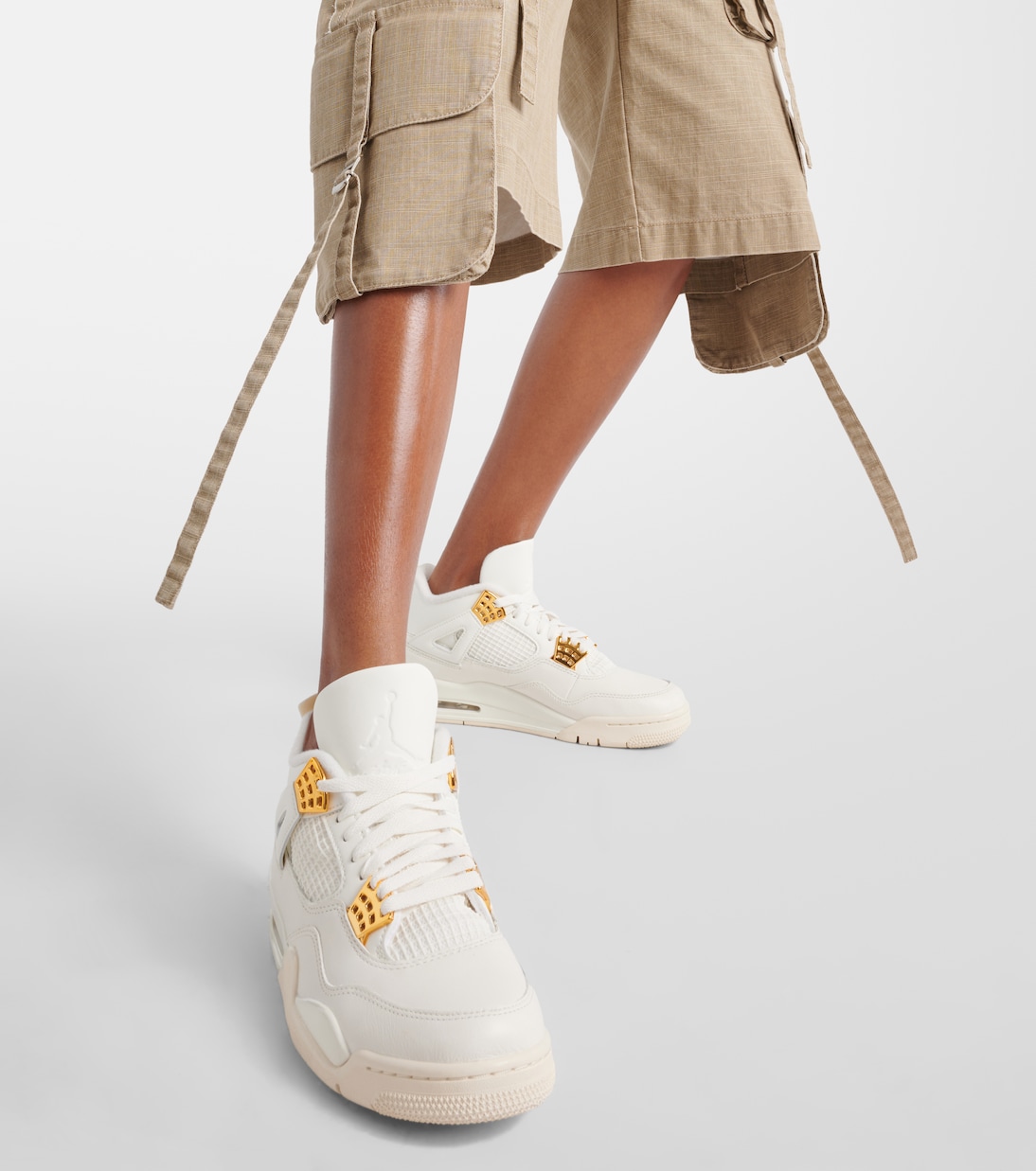 Sneakers Air Jordan 4 Retro aus Leder in Weiß - Nike | Mytheresa