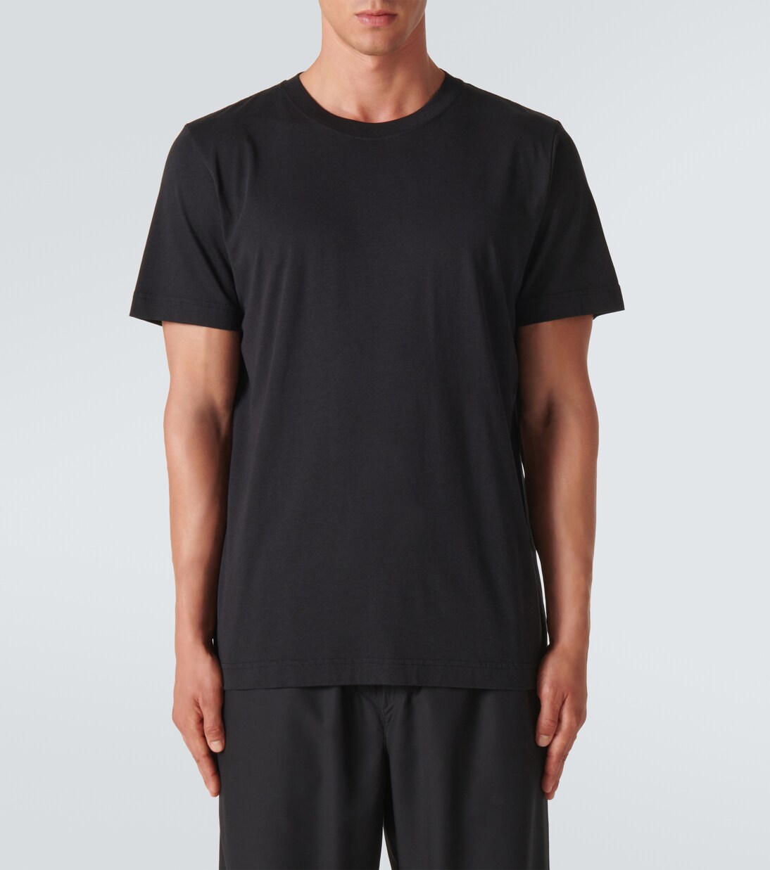 T-Shirt aus Jersey in Schwarz - CDLP | Mytheresa