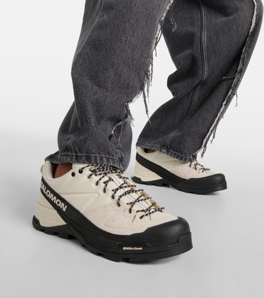 X Salomon Schnürstiefel X-Alp in Nude - MM 6 Maison Margiela 