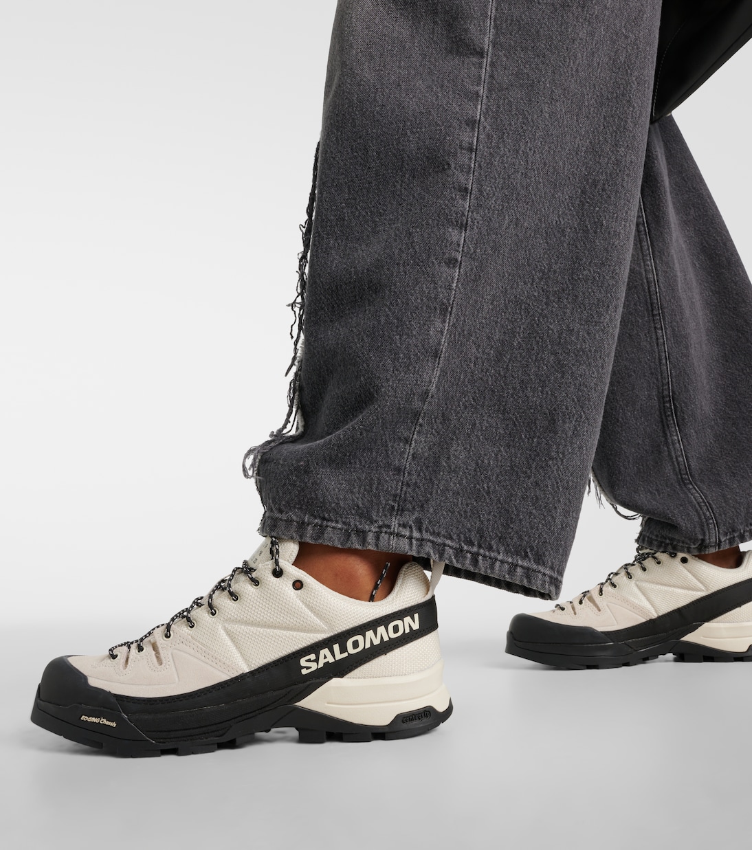 X Salomon Schnürstiefel X-Alp in Nude - MM 6 Maison Margiela 