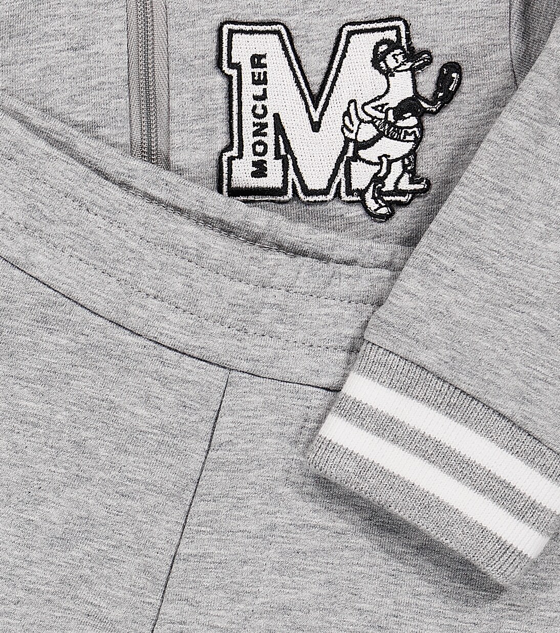 moncler gray tracksuit