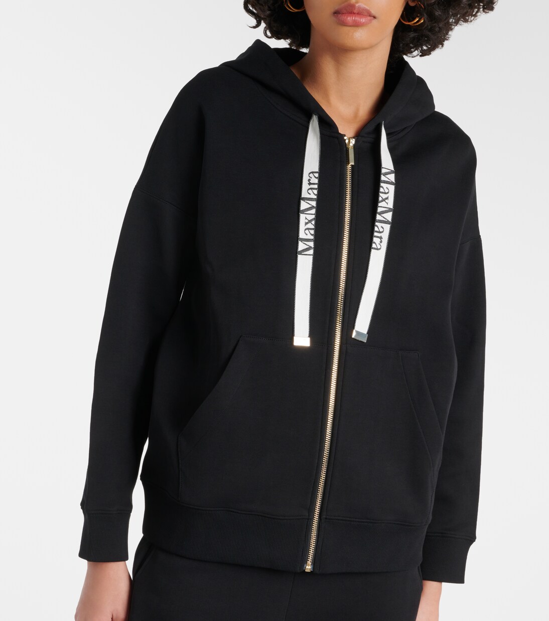 Kapuzenjacke Joice aus Jersey in Schwarz - S Max Mara | Mytheresa 