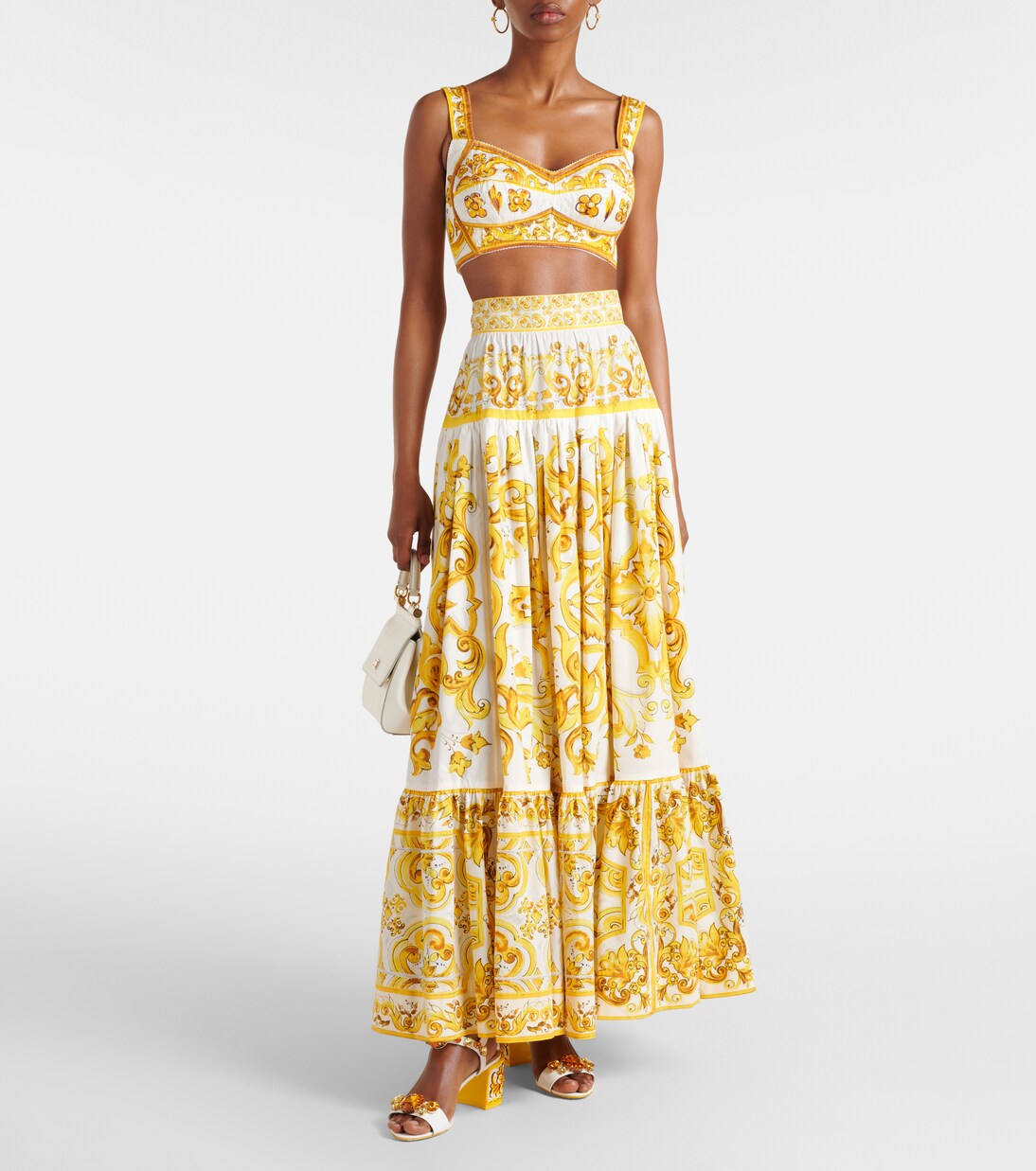Crop Top Dolce & Gabbana - Taille S - Occasion Très Bon état - Haut Court Style Tendance