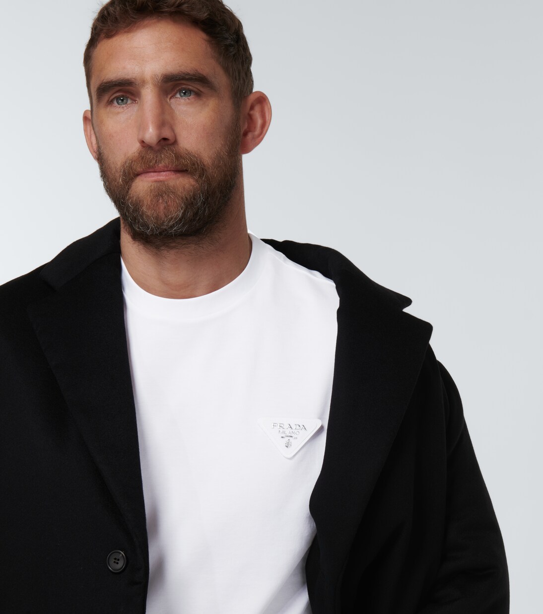 Cotton jersey top in white - Prada | Mytheresa 