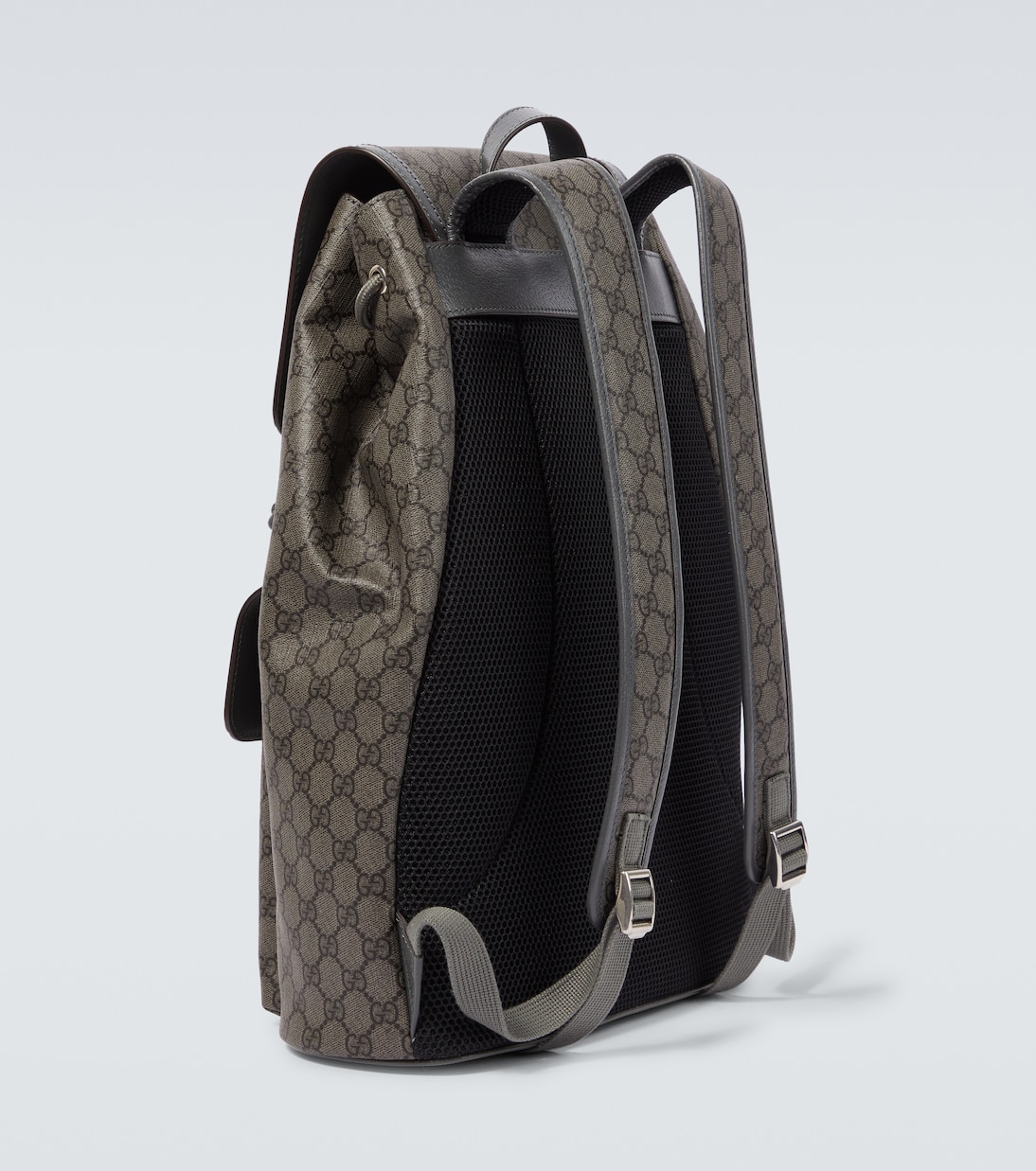 Ophidia GG Supreme canvas backpack in grey Gucci Mytheresa