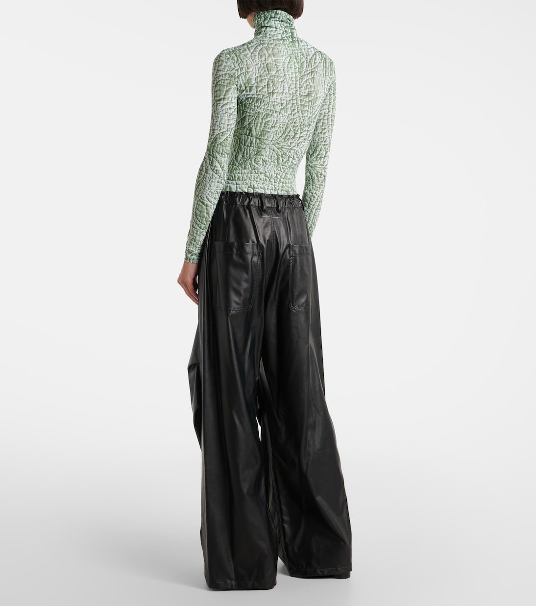 Bedruckter Body aus Jersey in Grün - MM 6 Maison Margiela | Mytheresa