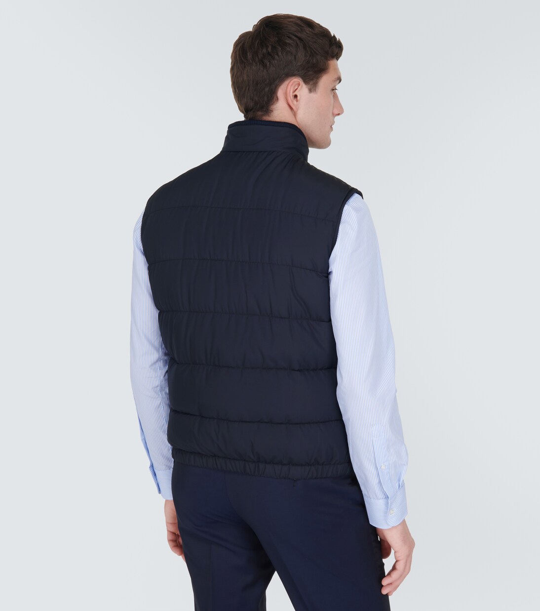 Navy on sale down vest