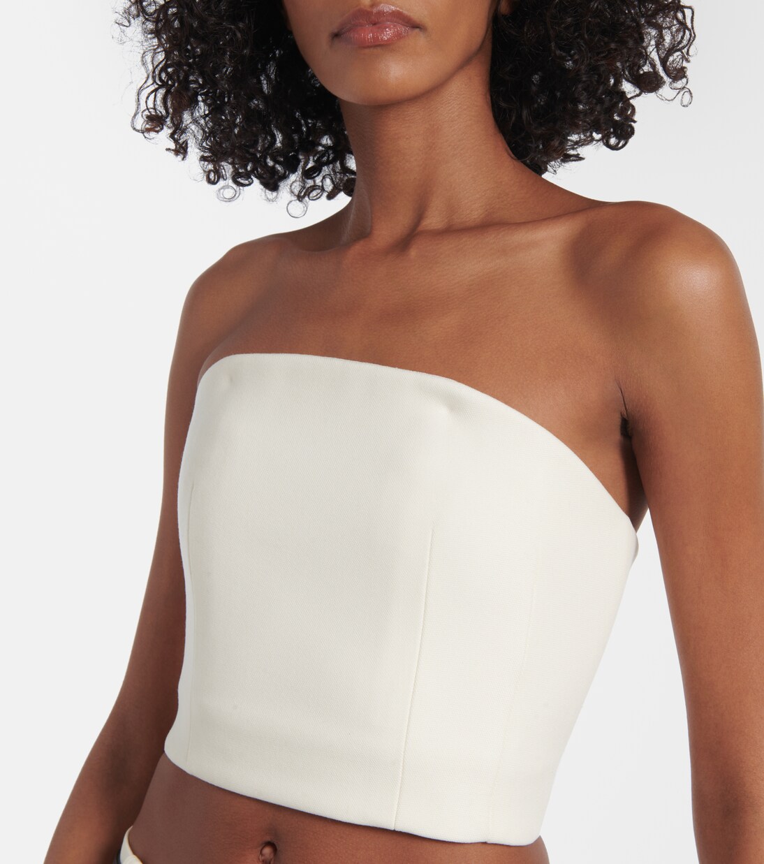 Tee-bustier - White main image 1