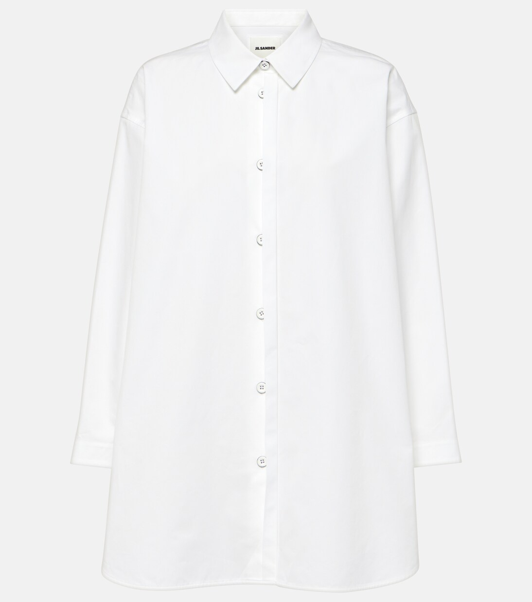 Hemd aus Baumwollpopeline in Pink - Jil Sander | Mytheresa 