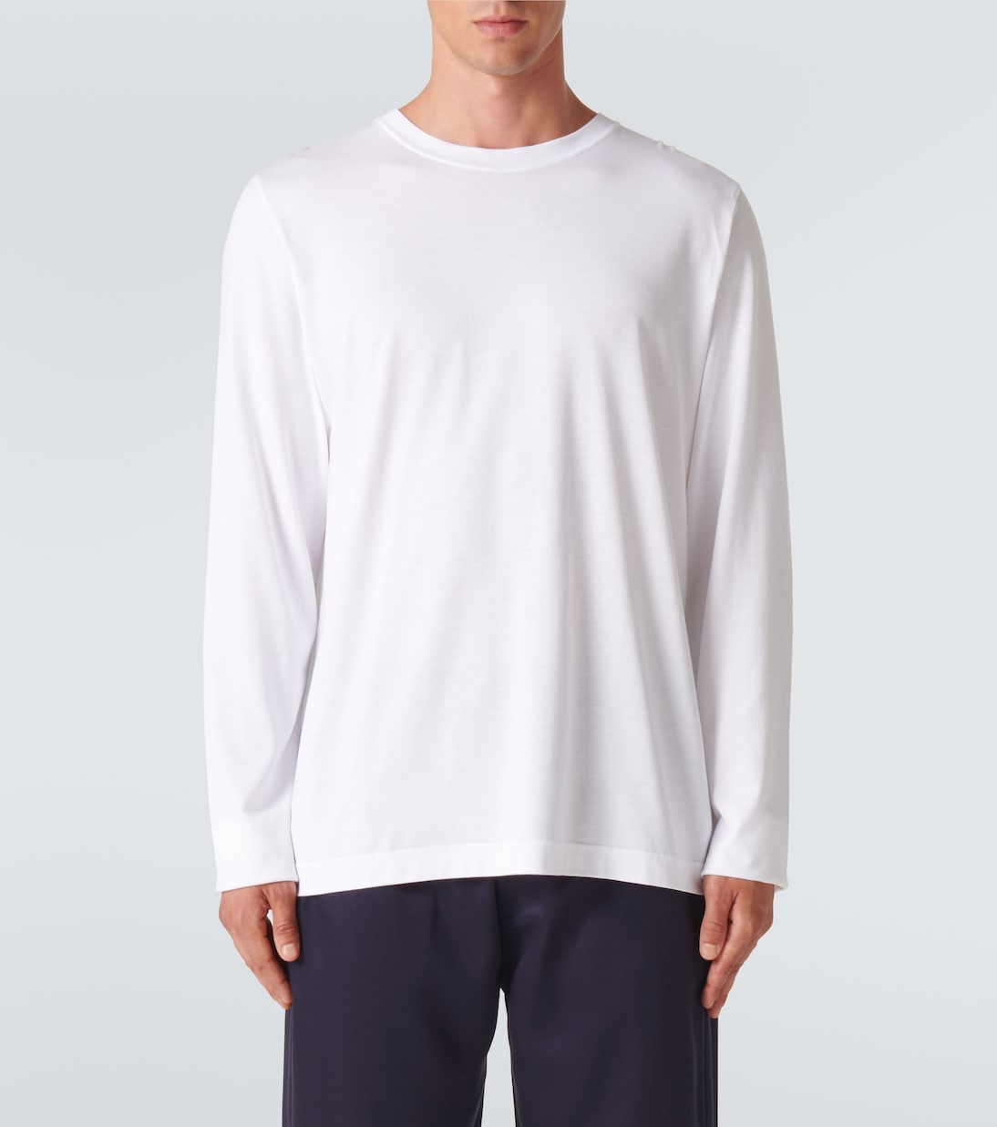 Longsleeve aus Jersey in Weiß - CDLP | Mytheresa