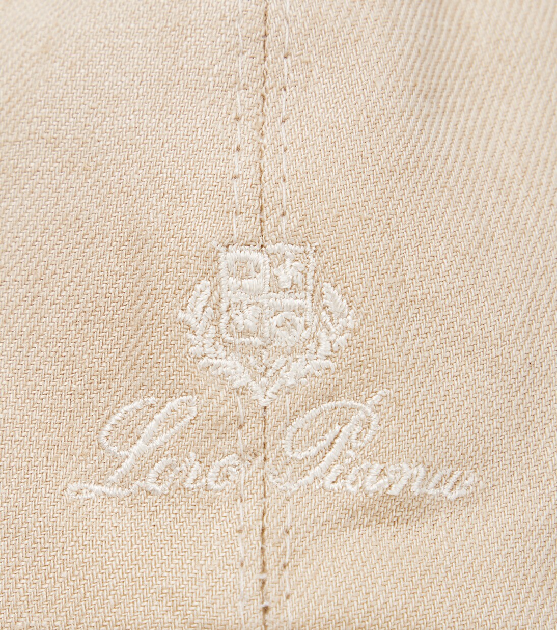 Linen crêpe baseball cap in beige - Loro Piana Kids | Mytheresa