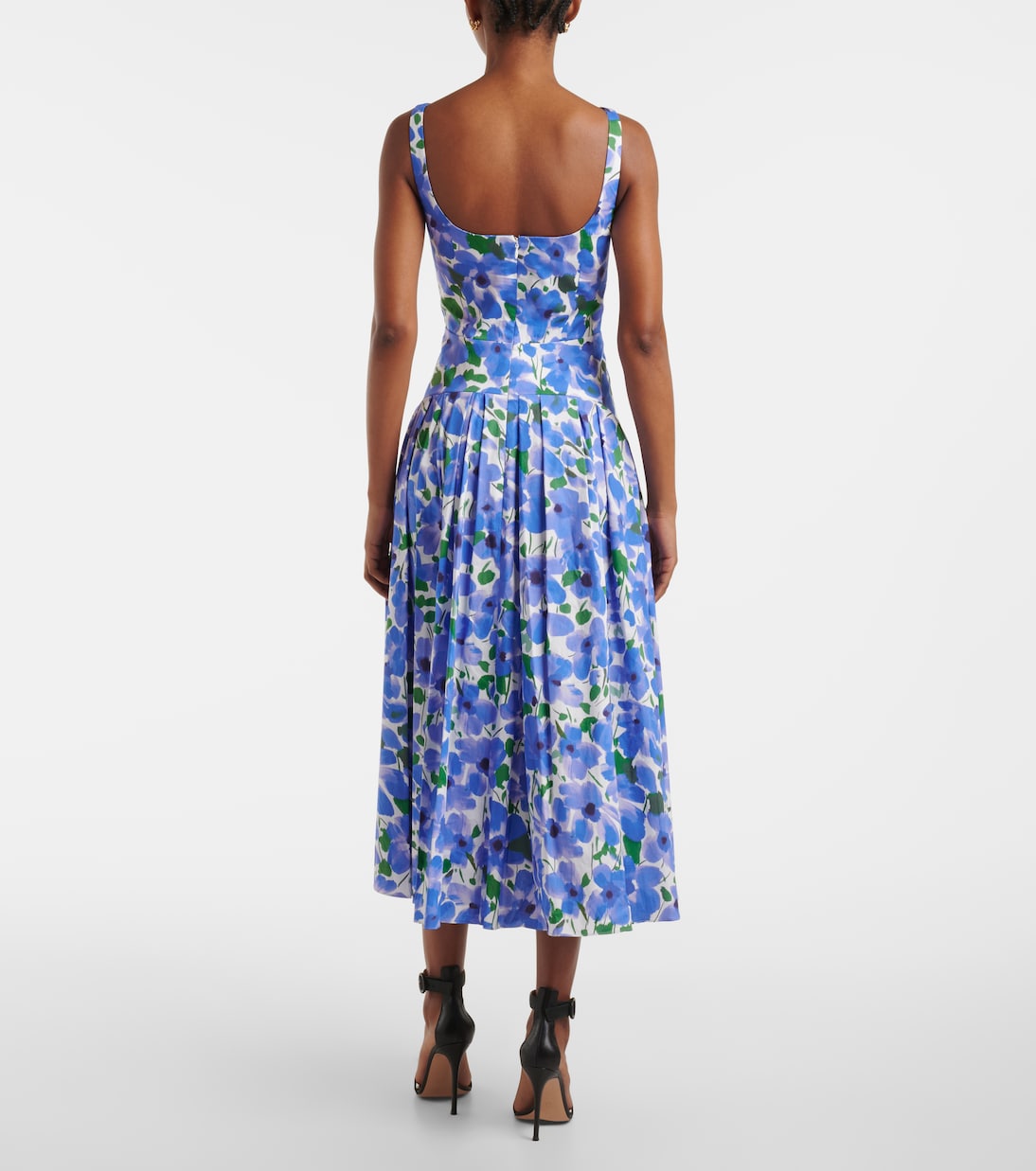Begoña® | Women'S Floral Midi Dress With Tie Belt main image 1
