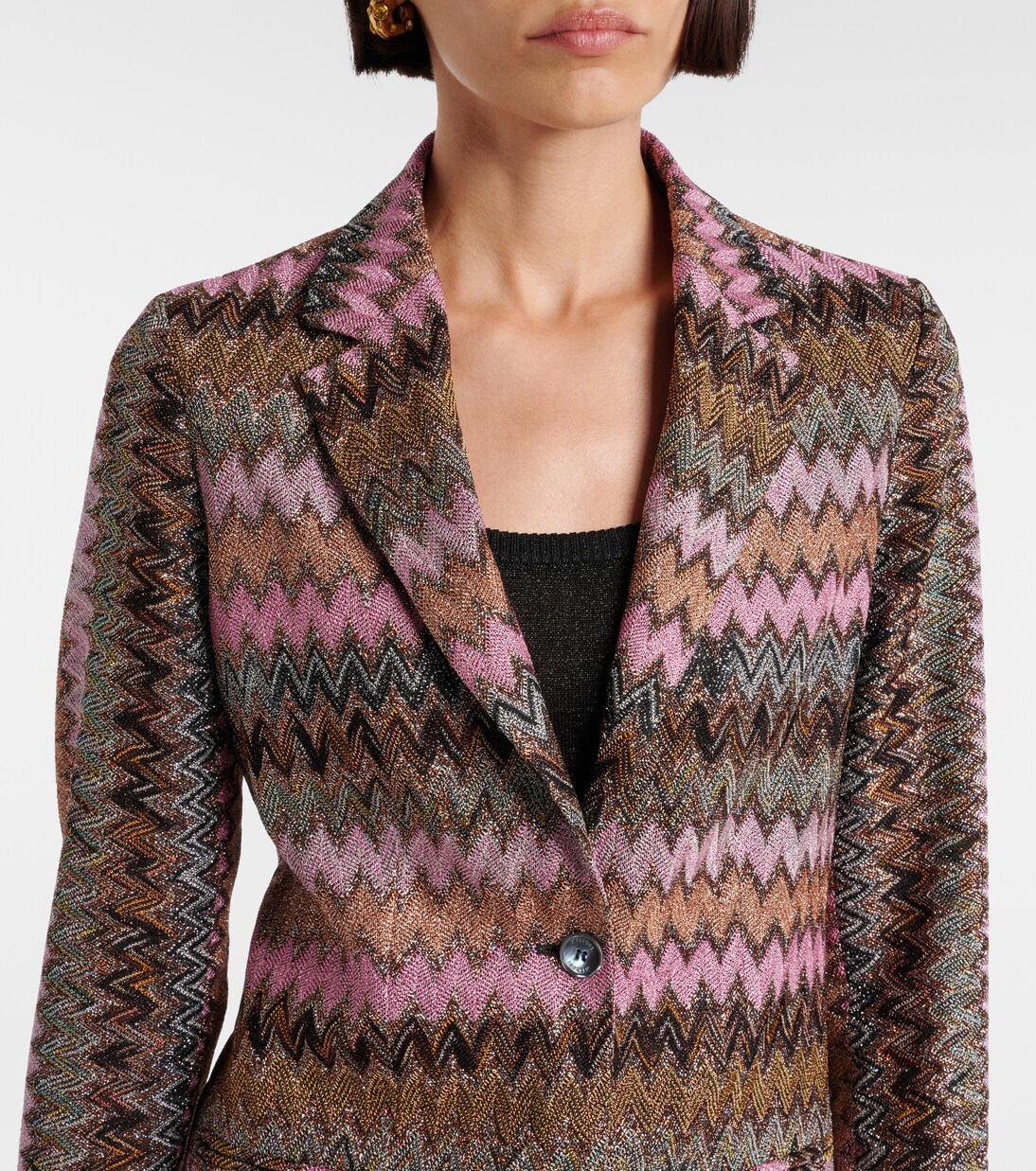 Blazer aus Häkelstrick in Multicolor - Missoni | Mytheresa 