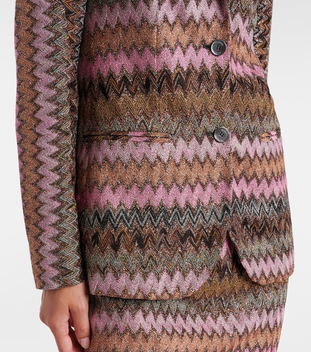 Blazer aus Häkelstrick in Multicolor - Missoni | Mytheresa 