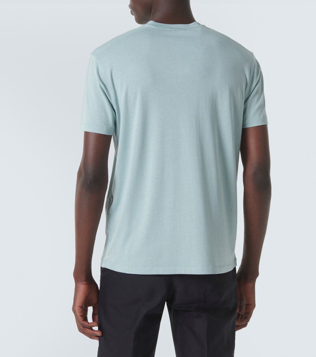 Tom Ford Green Lyocell Pattern Shirt main image 1