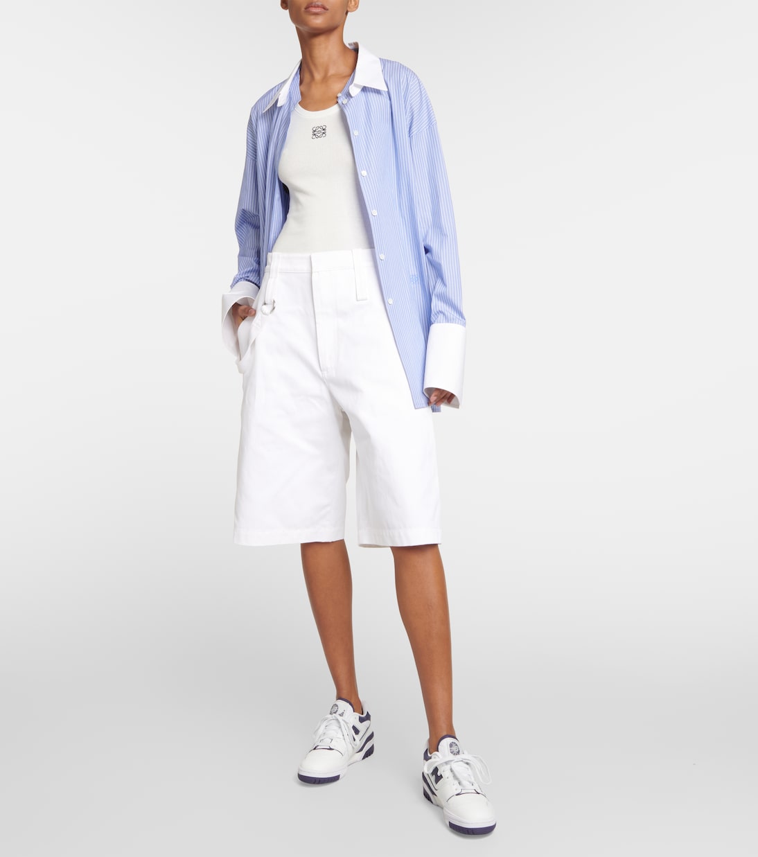 550 leather sneakers in white - New Balance | Mytheresa
