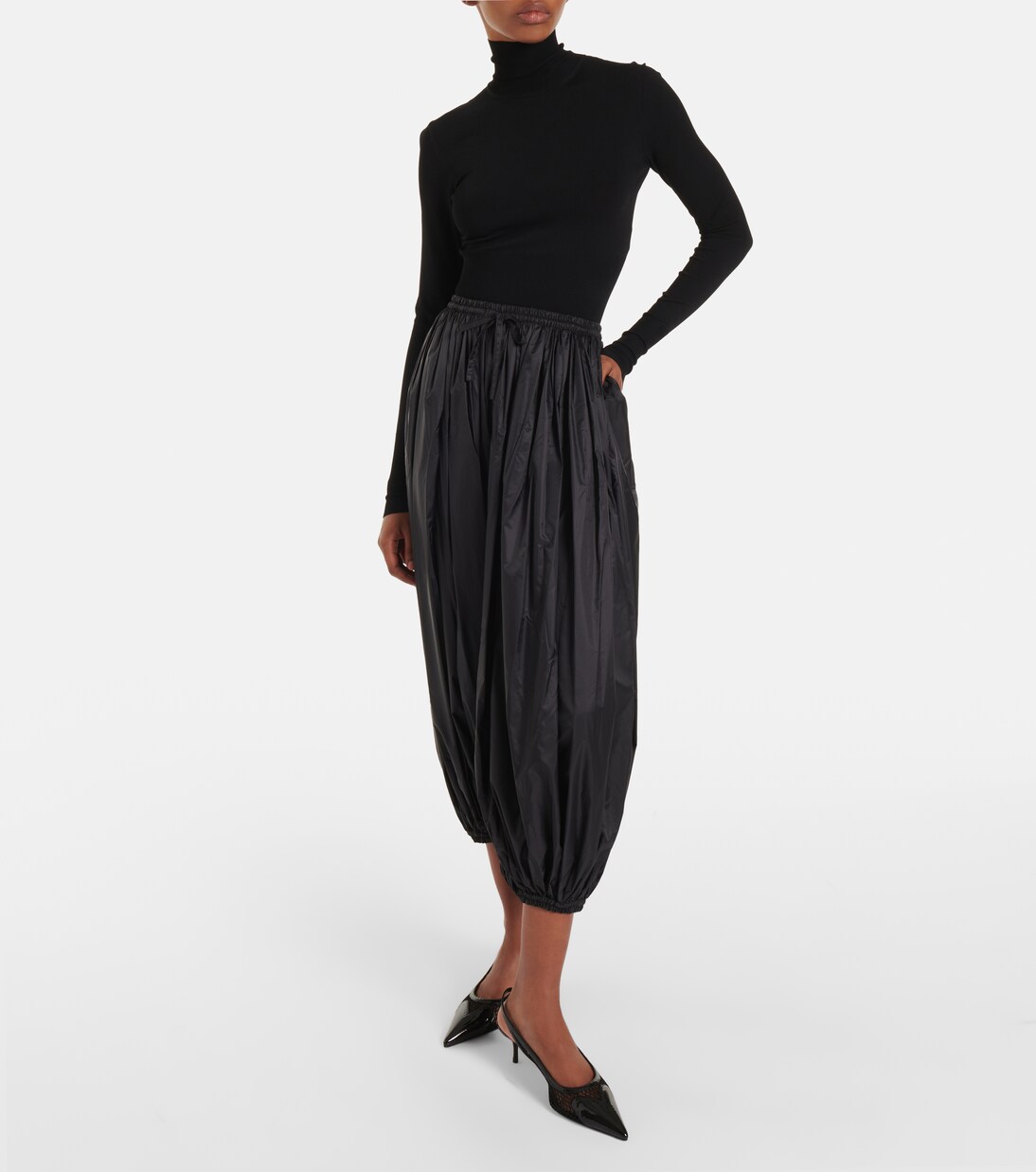 Vilala Lace Balloon Pants Black