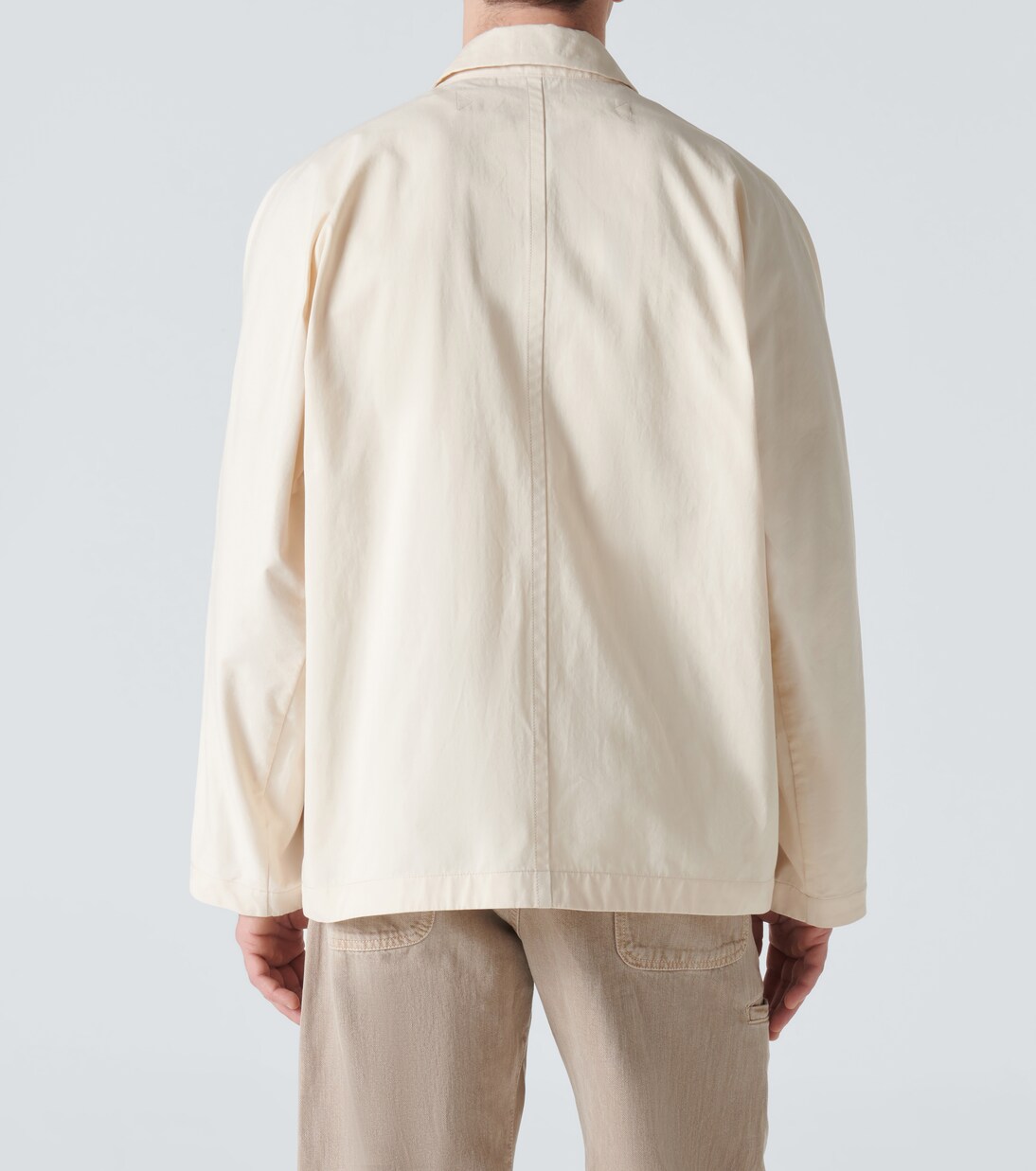 Boxy cotton field jacket in white - Lemaire | Mytheresa