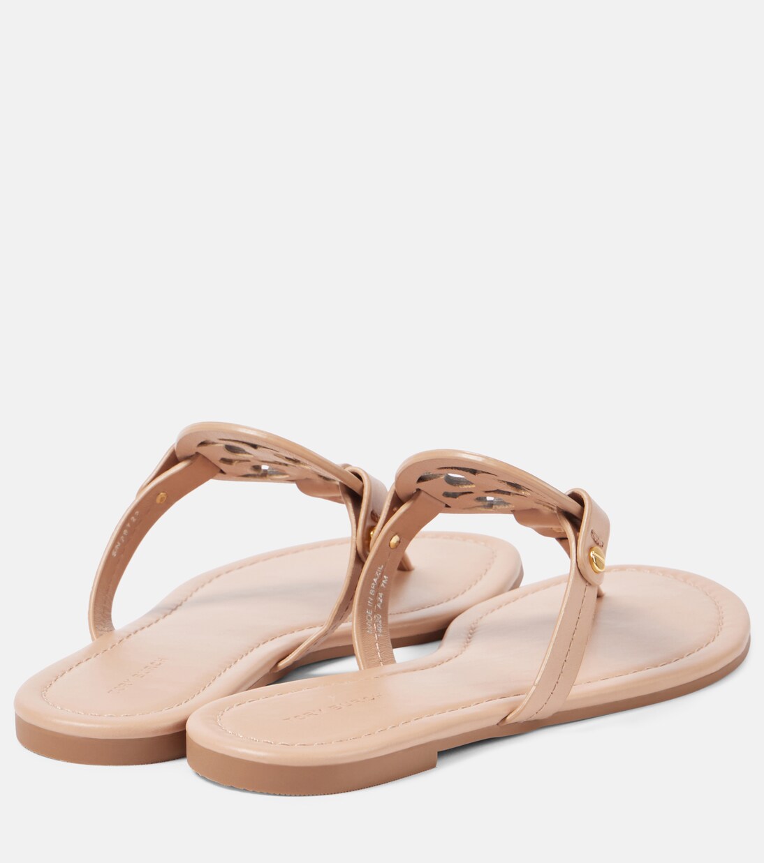 Sandalen Miller aus Leder in Braun - Tory Burch | Mytheresa 