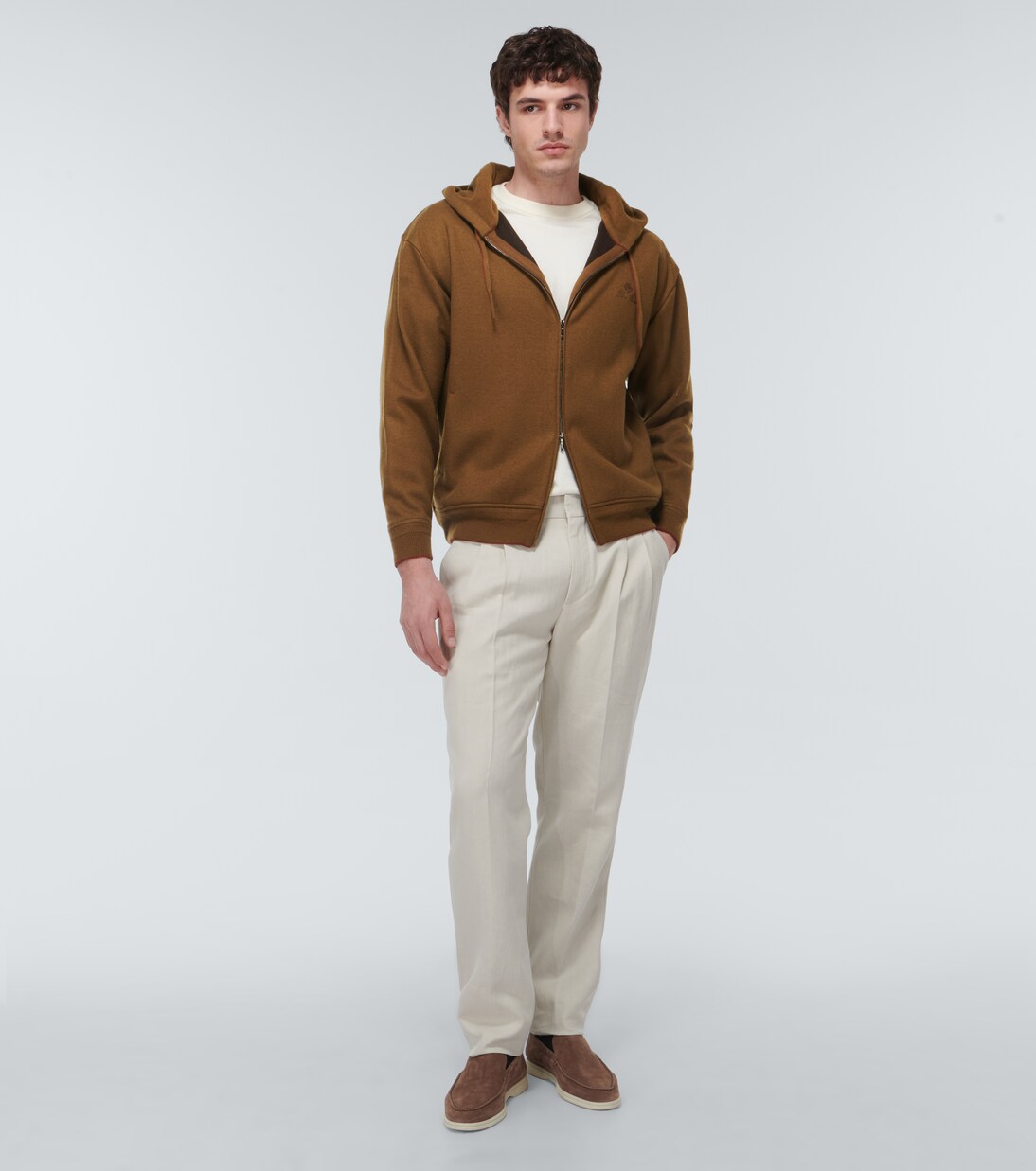 Cashmere-blend hoodie | Loro Piana